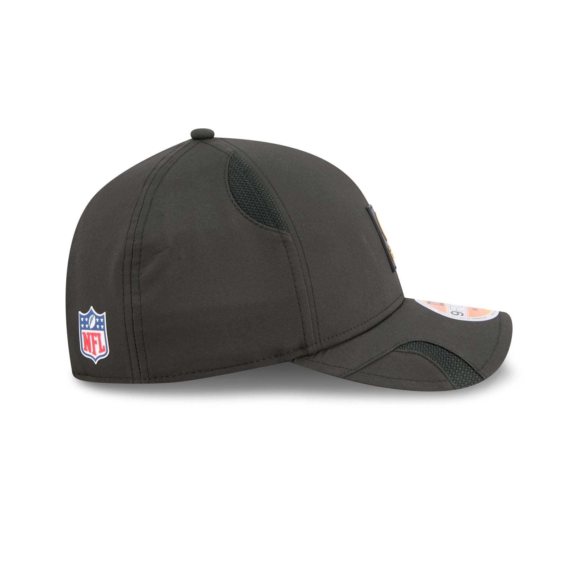 Pittsburgh Steelers 2025 Sideline Hot Weather 9FORTY M-Crown Snapback Hat