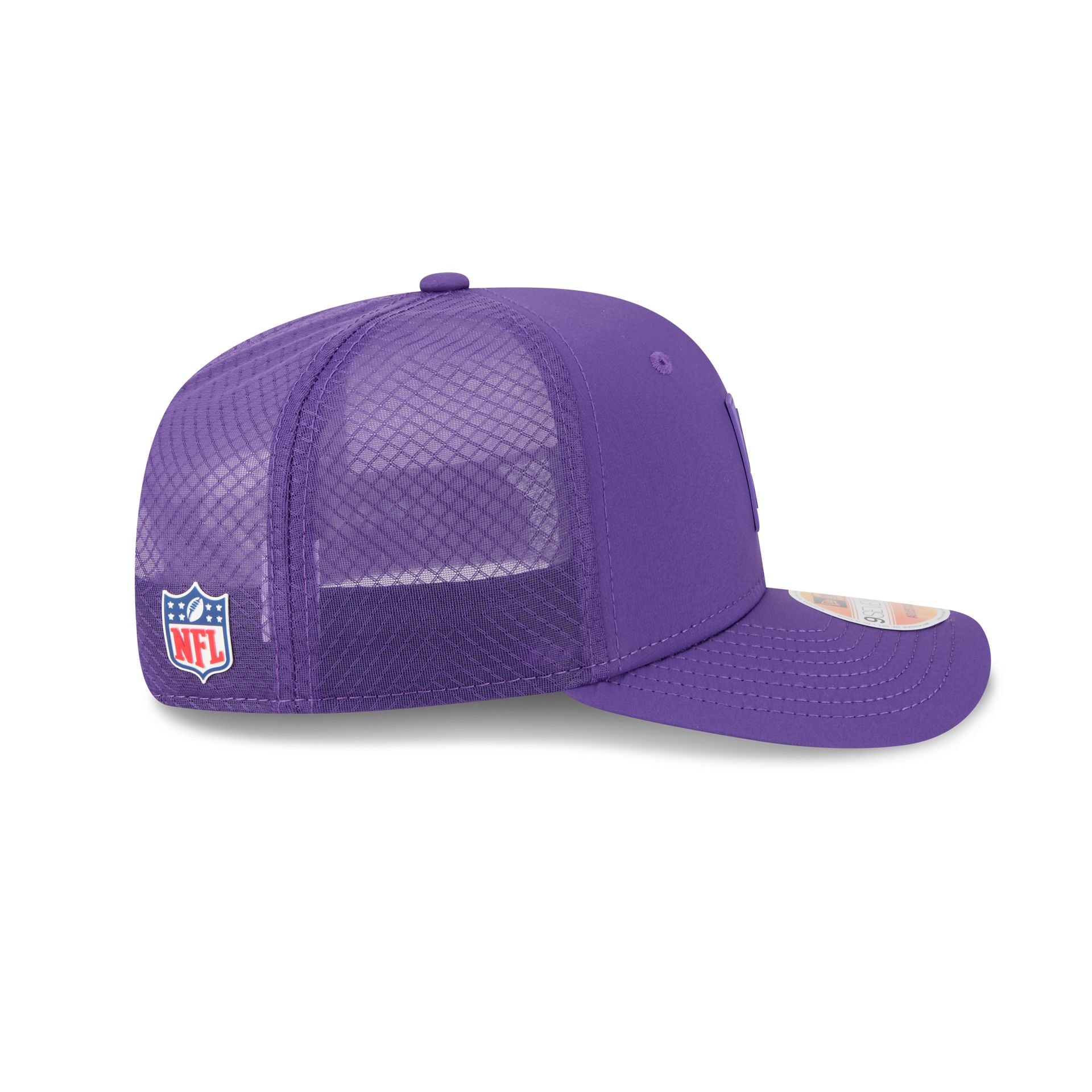Minnesota Vikings 2025 Sideline Hot Weather 9SEVENTY Trucker Hat