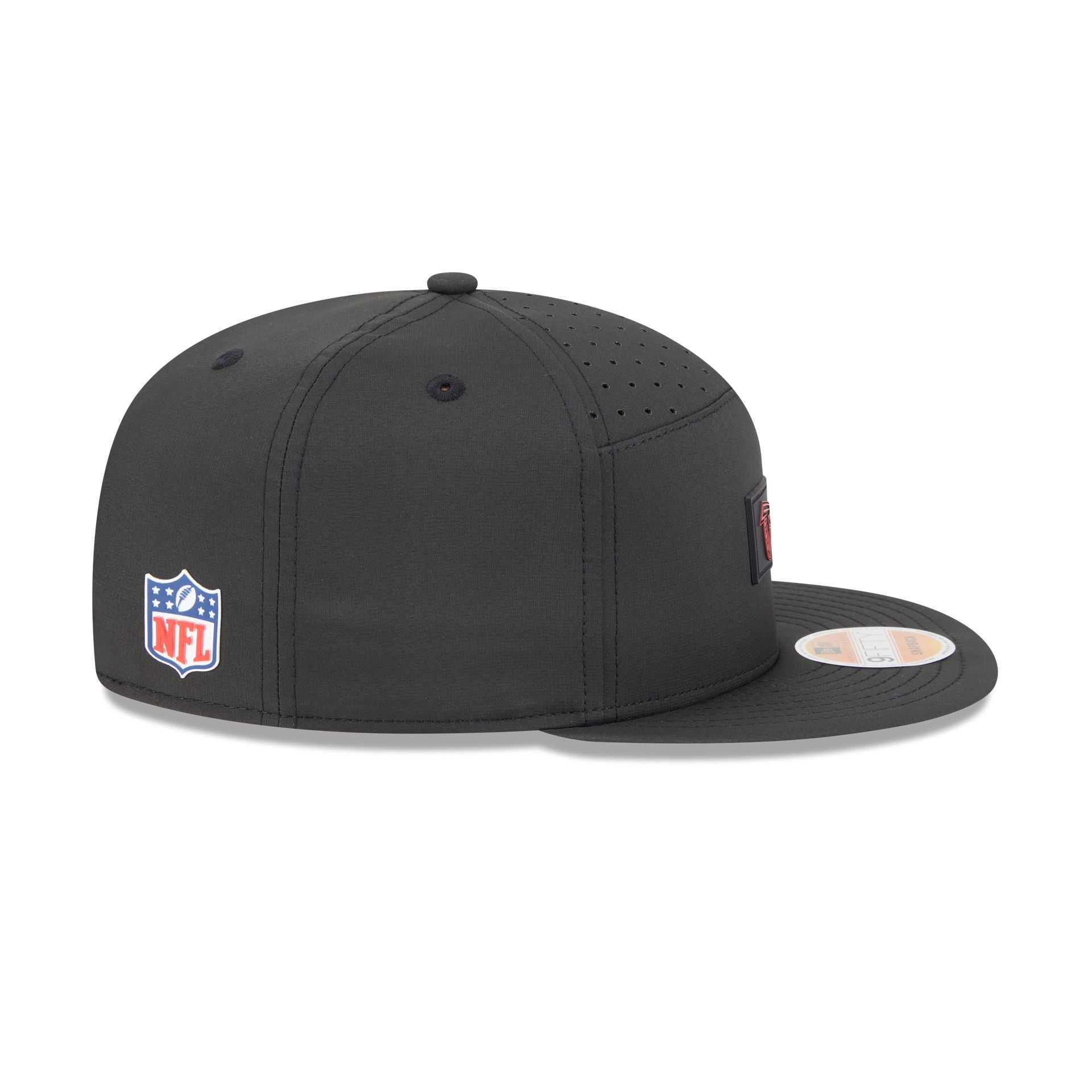 Atlanta Falcons 2025 Sideline Hot Weather Split Panel 9FIFTY Snapback Hat