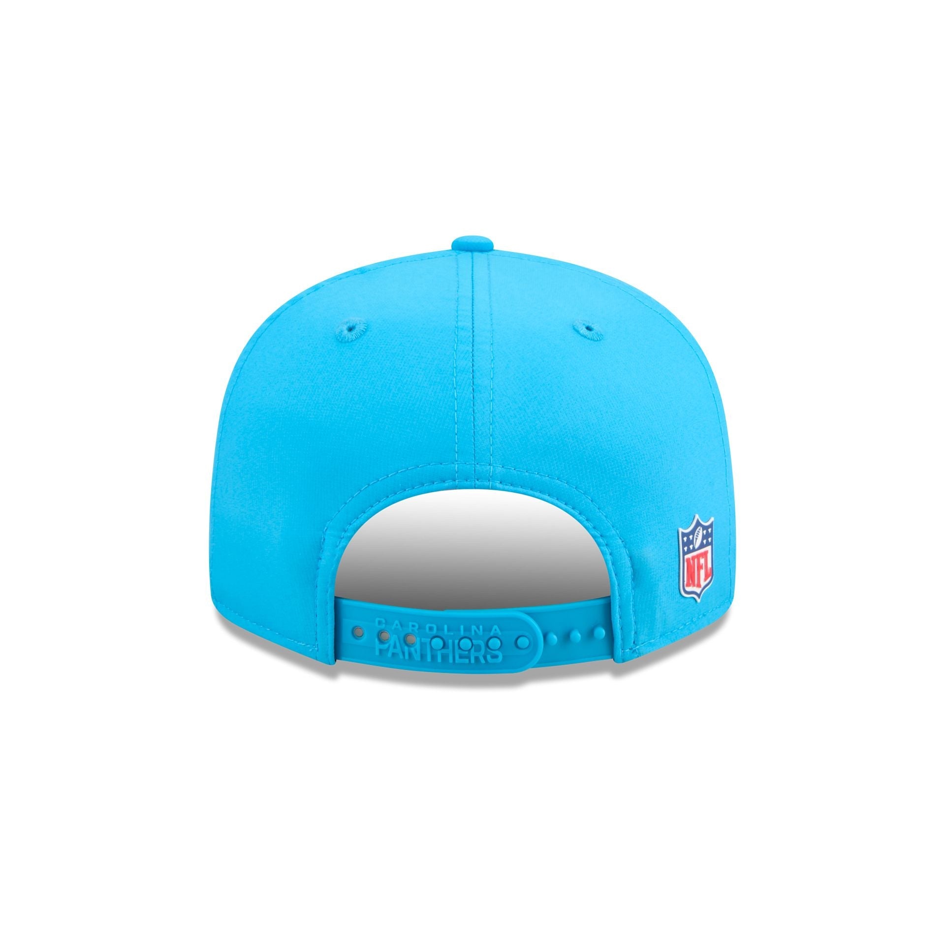 Carolina Panthers 2025 Sideline Hot Weather Split Panel 9FIFTY Snapback Hat