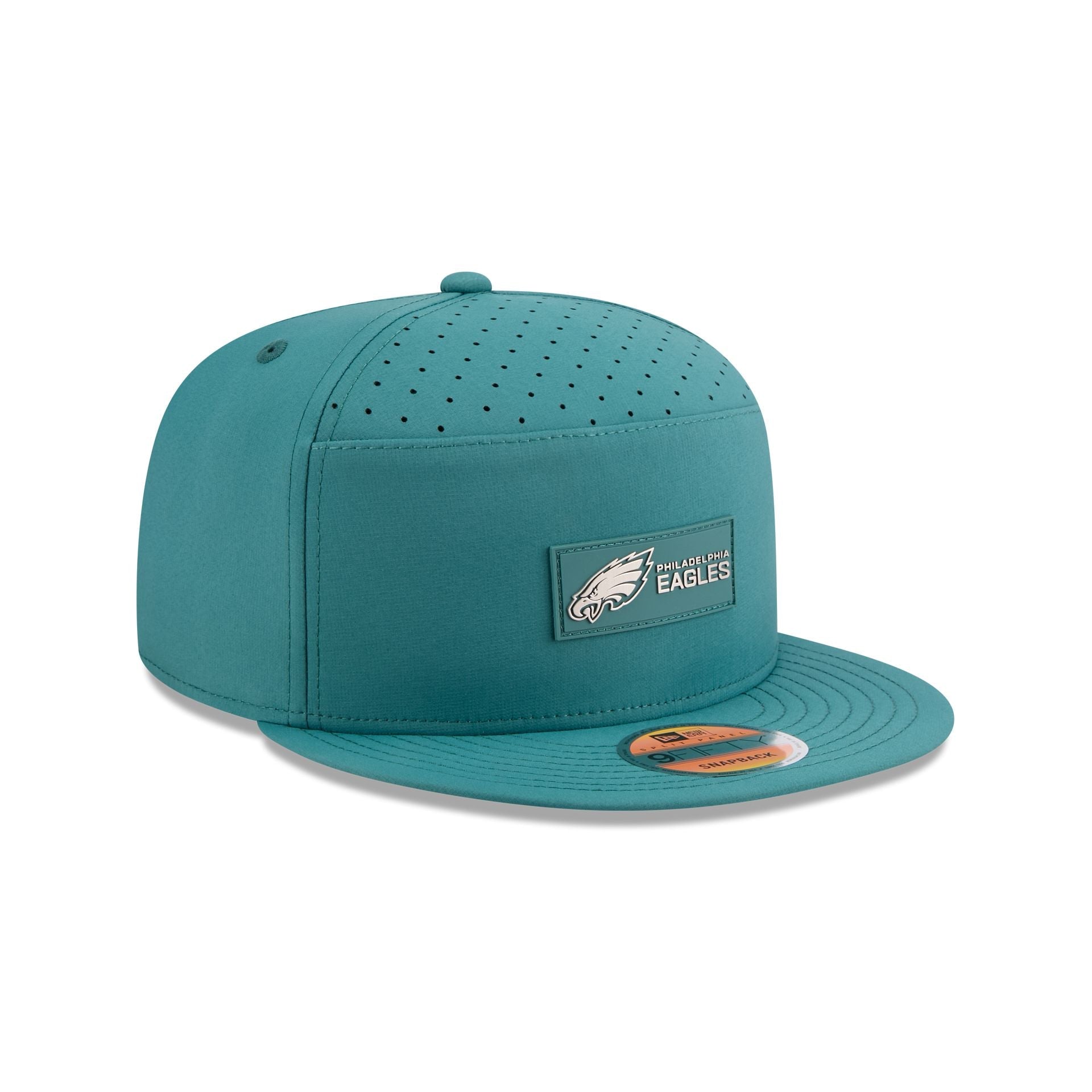 Philadelphia Eagles 2025 Sideline Hot Weather Split Panel 9FIFTY Snapback Hat