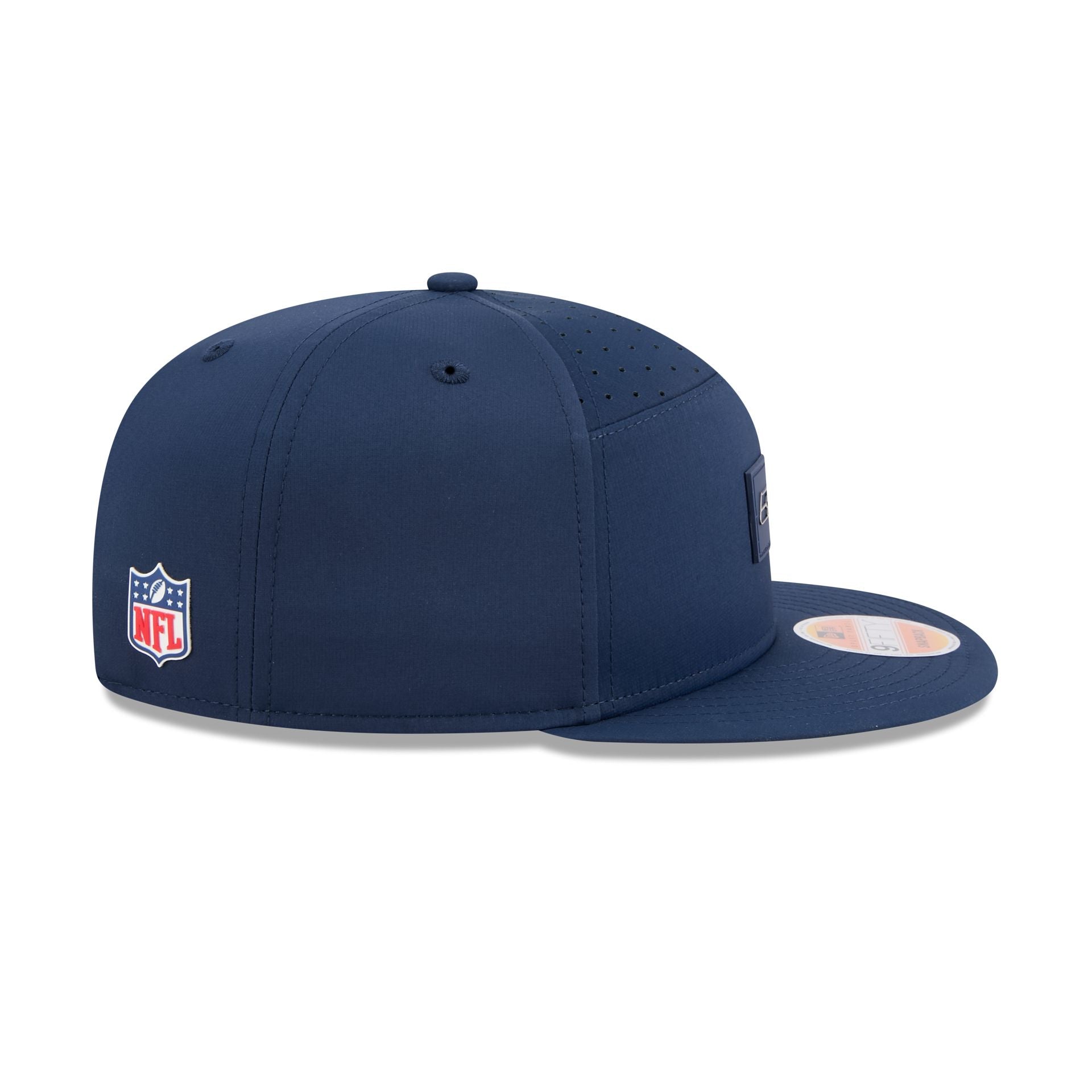 Seattle Seahawks 2025 Sideline Hot Weather Split Panel 9FIFTY Snapback Hat