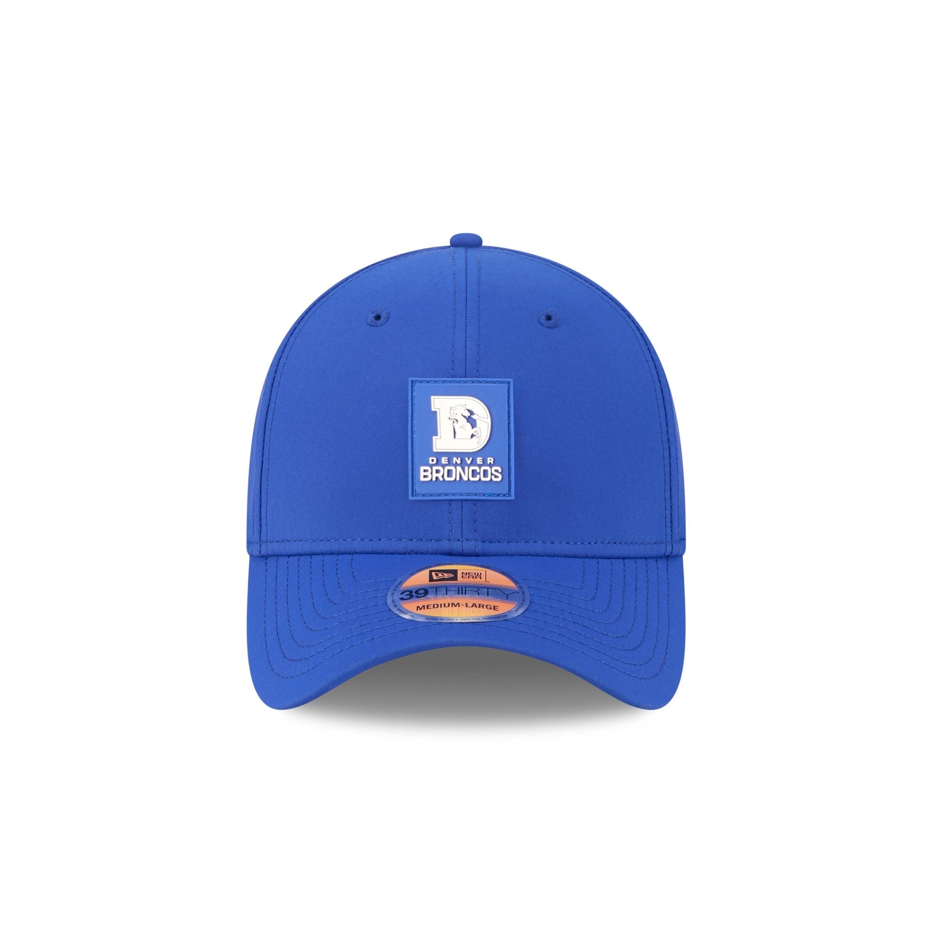 Denver Broncos 2025 Sideline Hot Weather Historic 39THIRTY Stretch Fit Hat