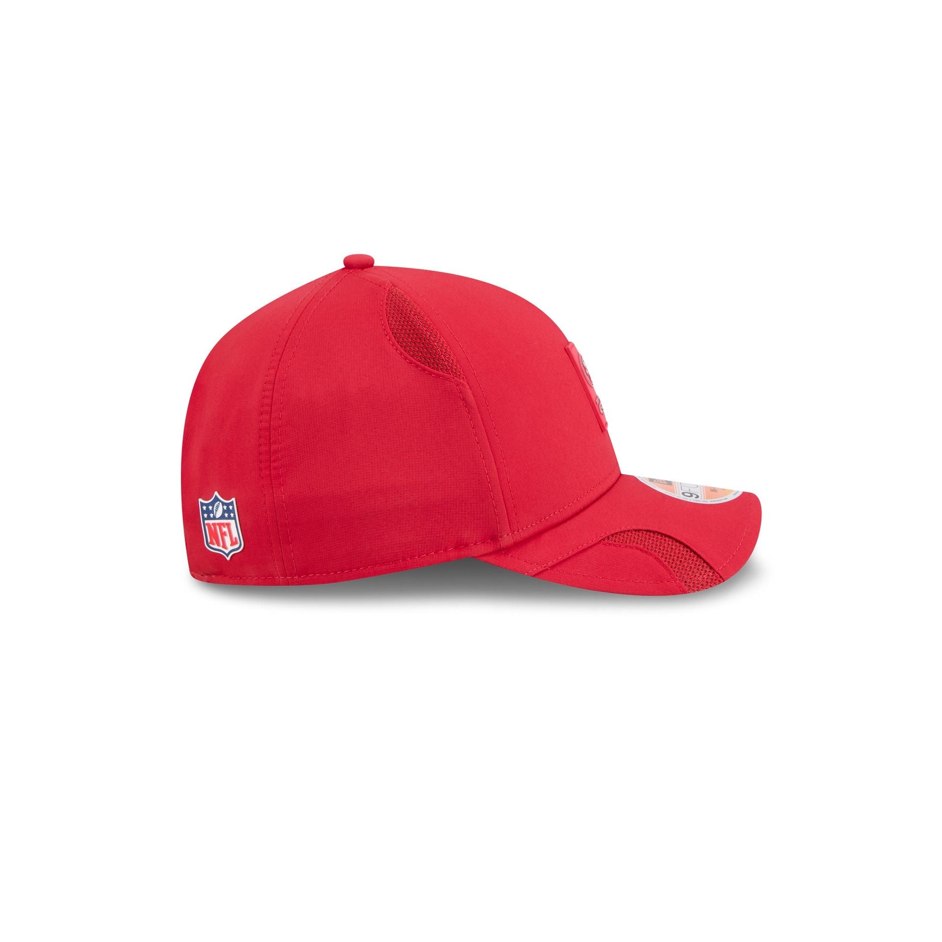 San Francisco 49ers 2025 Sideline Hot Weather Kids 9FORTY M-Crown Snapback Hat
