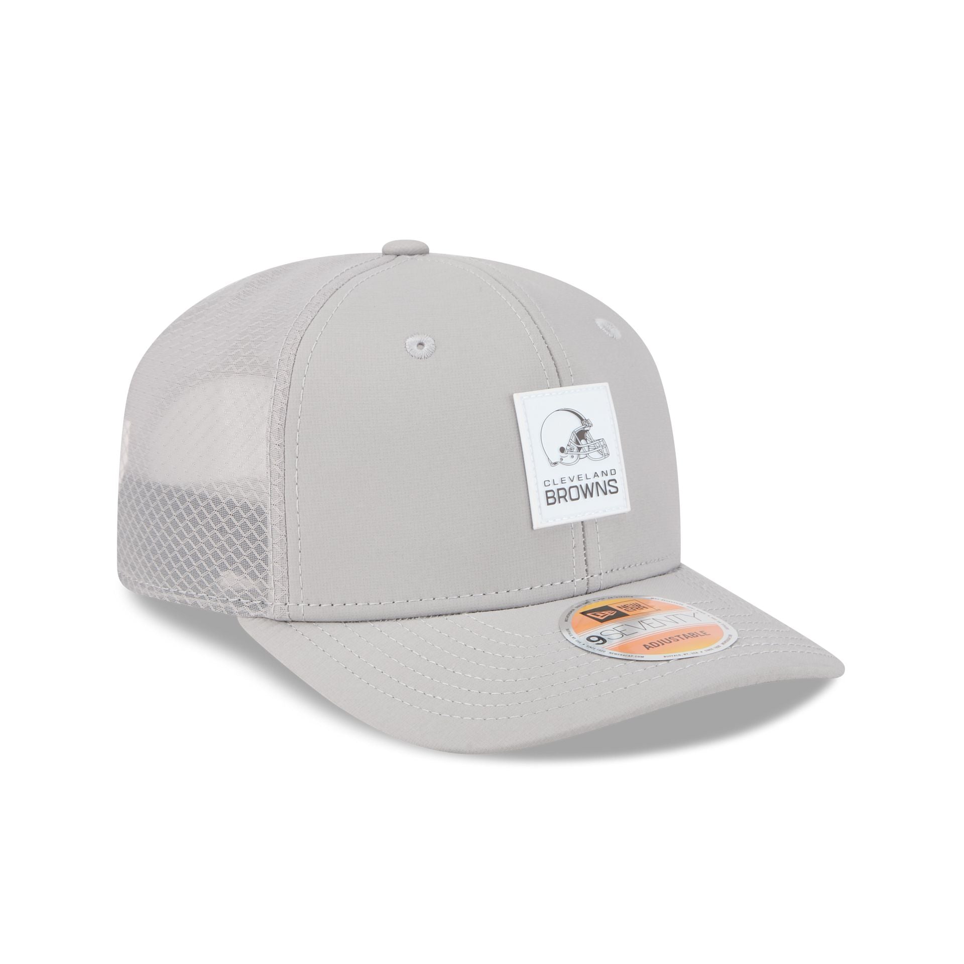 Cleveland Browns 2025 Sideline Hot Weather Gray 9SEVENTY Trucker Hat