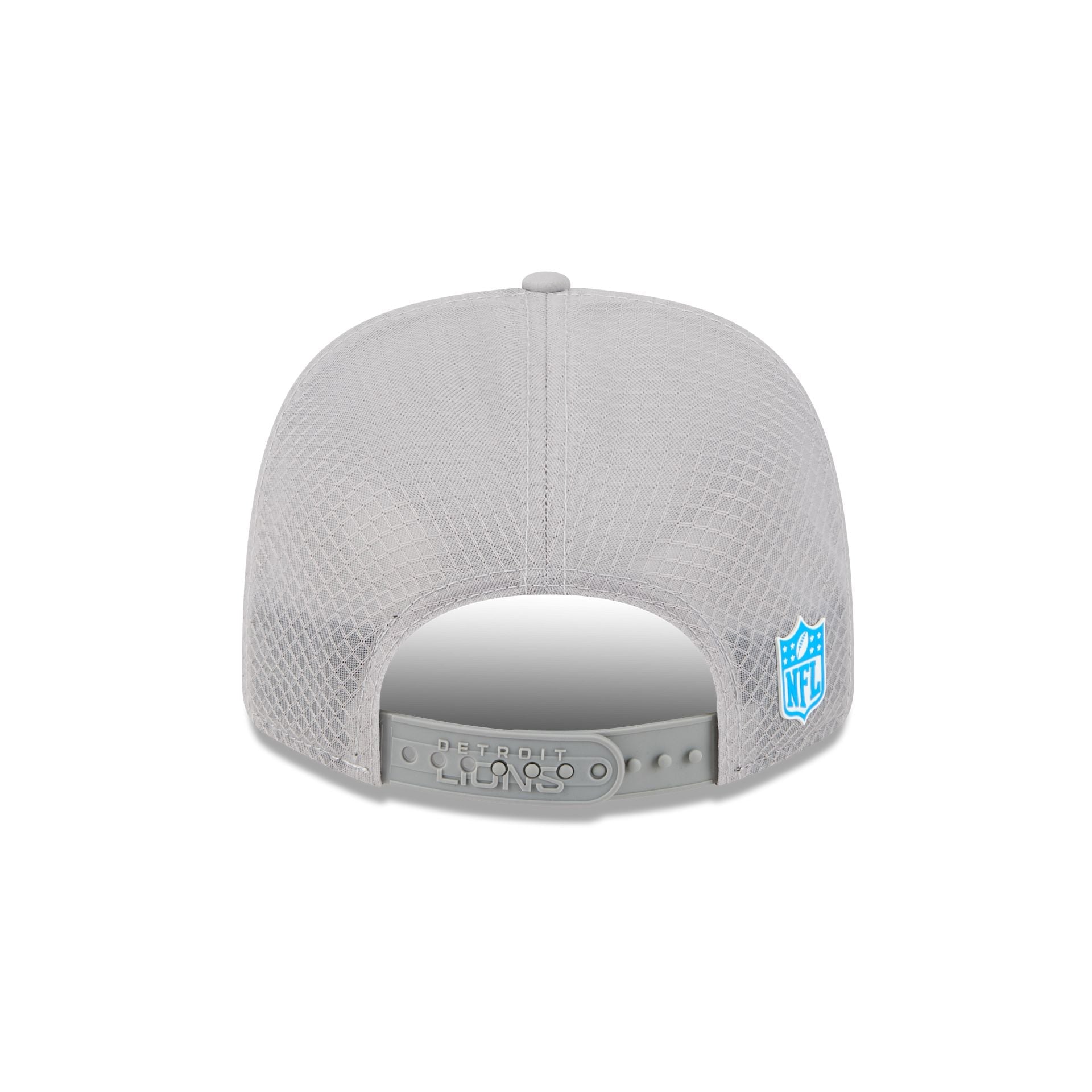 Detroit Lions 2025 Sideline Hot Weather Gray 9SEVENTY Trucker Hat