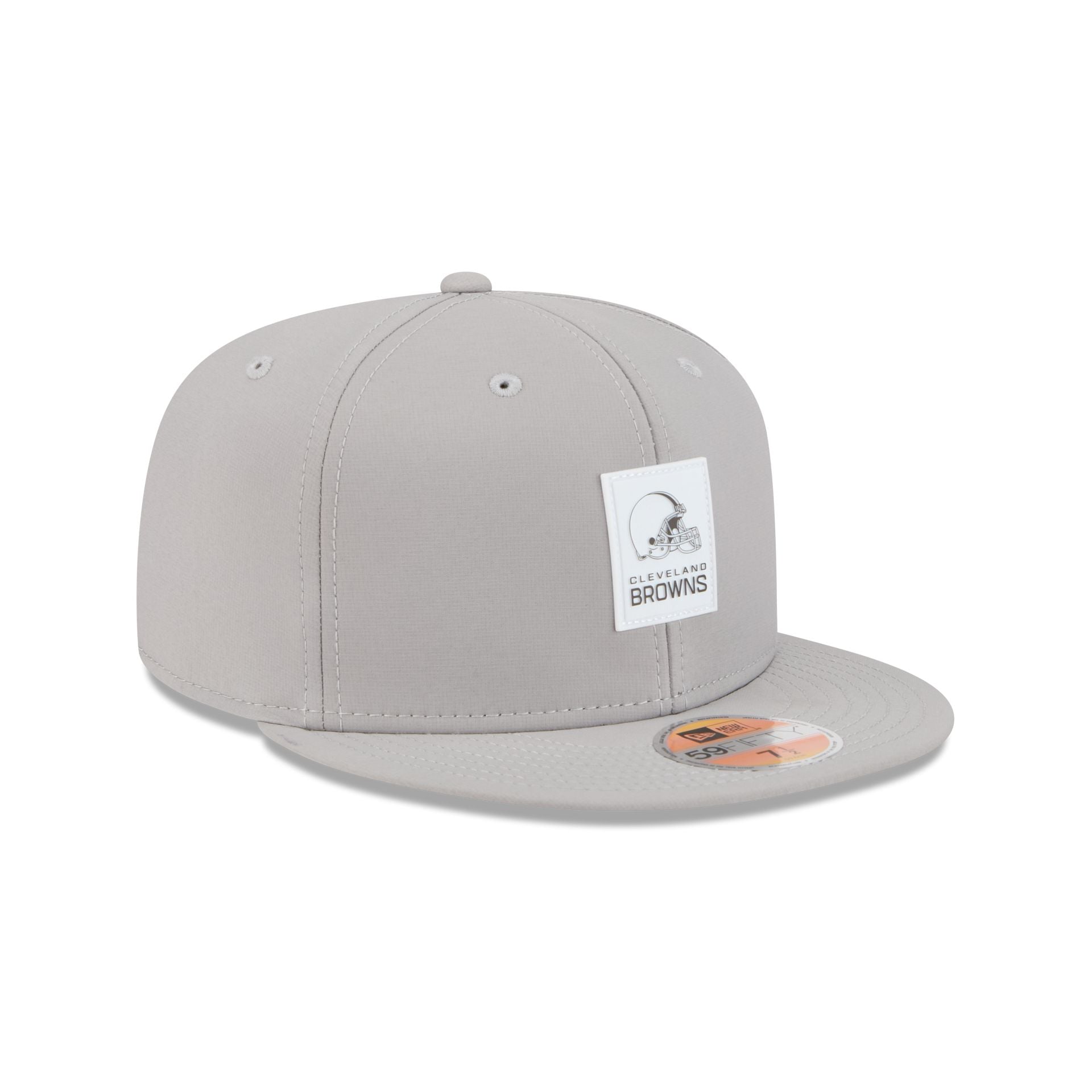 Cleveland Browns 2025 Sideline Hot Weather Gray 59FIFTY Fitted Hat
