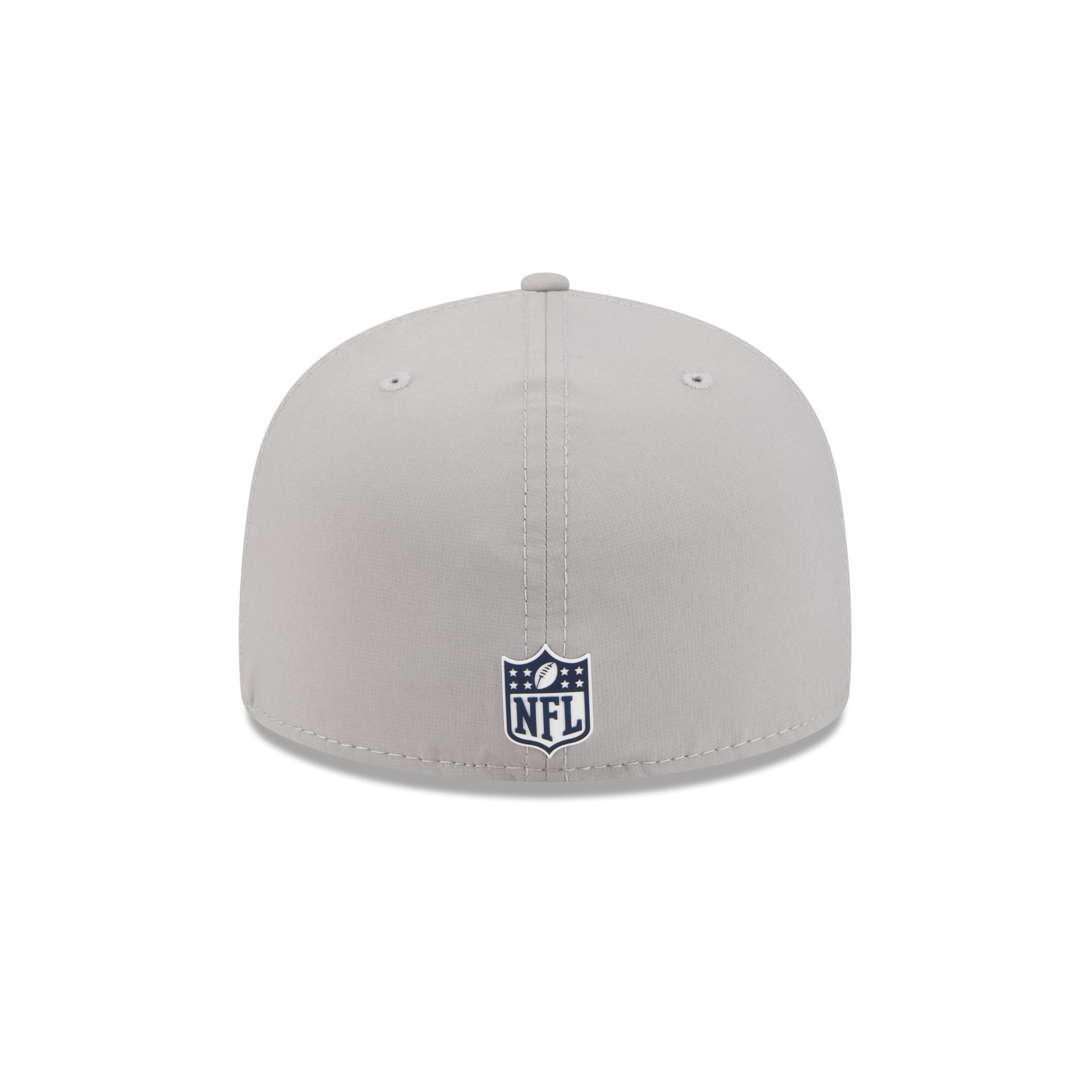 New England Patriots 2025 Sideline Hot Weather Gray 59FIFTY Fitted Hat