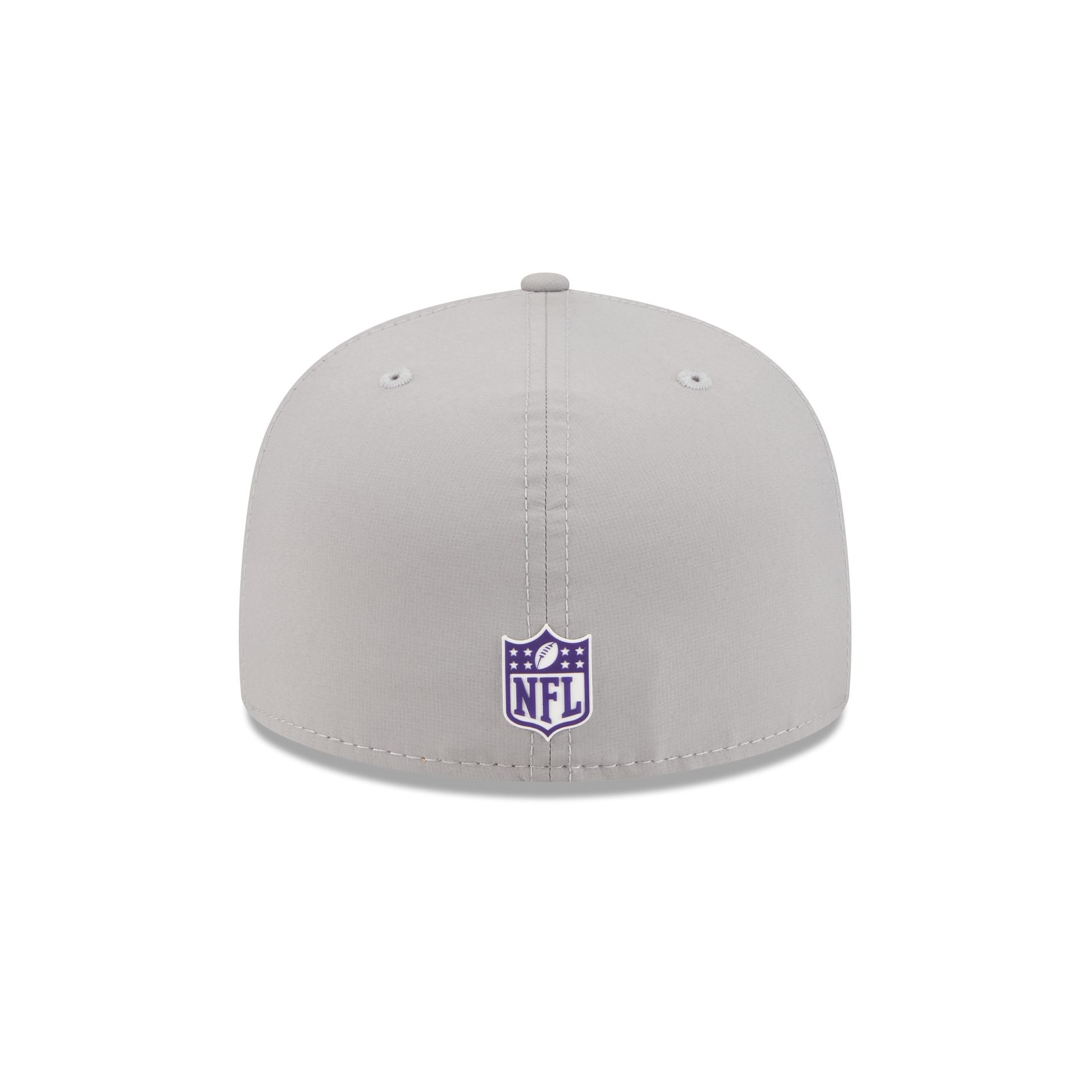 Minnesota Vikings 2025 Sideline Hot Weather Gray 59FIFTY Fitted Hat