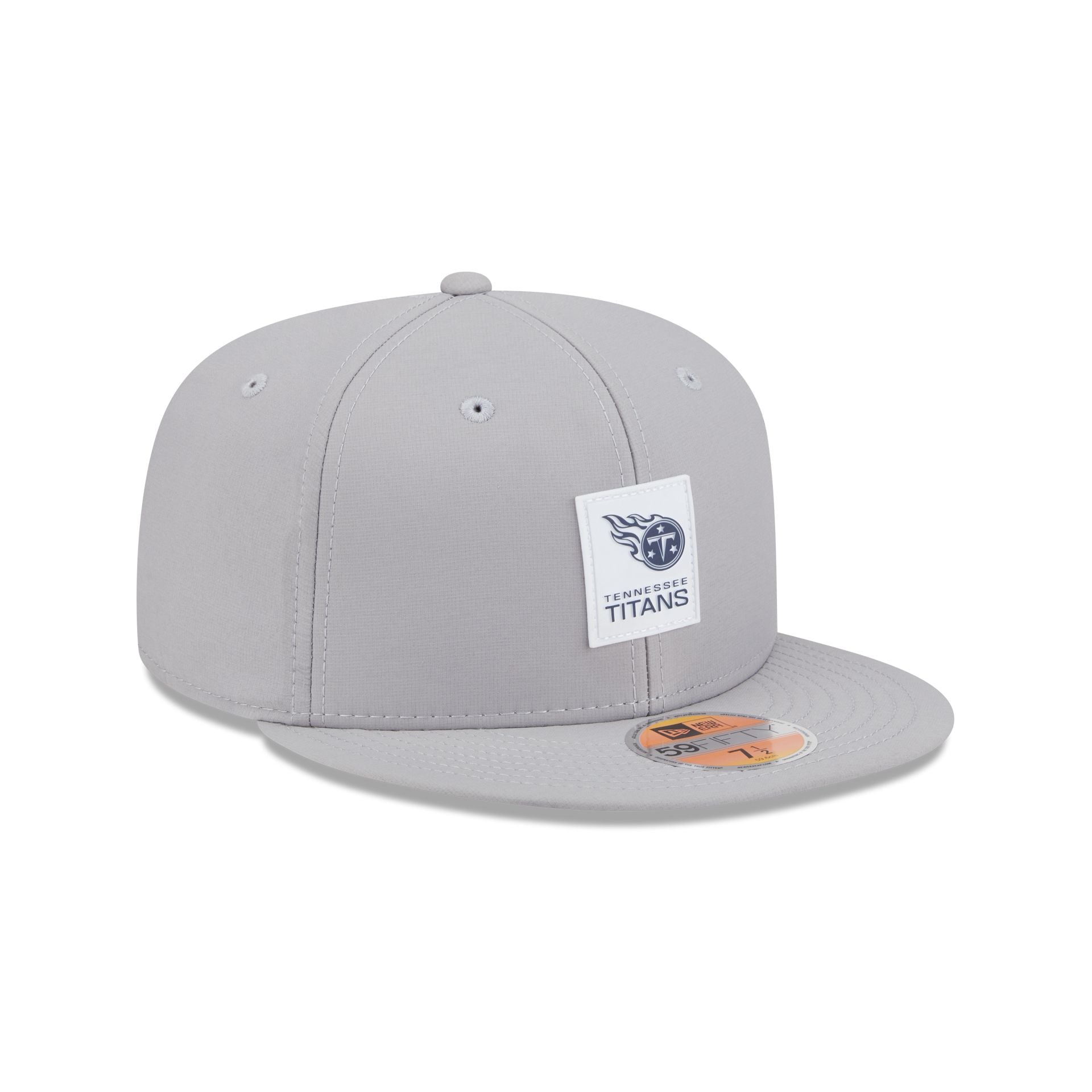 Tennessee Titans 2025 Sideline Hot Weather Gray 59FIFTY Fitted Hat