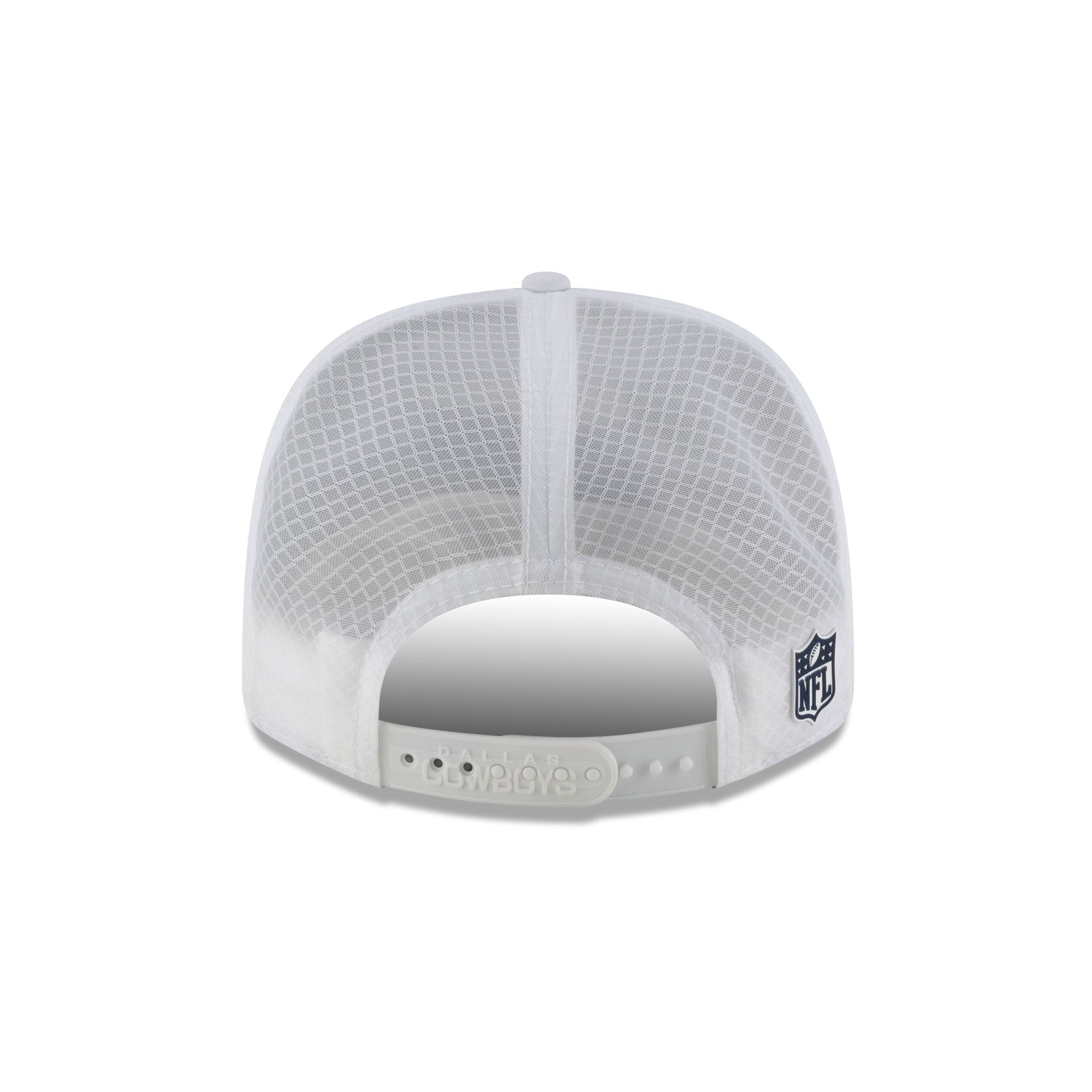 Dallas Cowboys 2025 Sideline Hot Weather White 9SEVENTY Trucker Hat