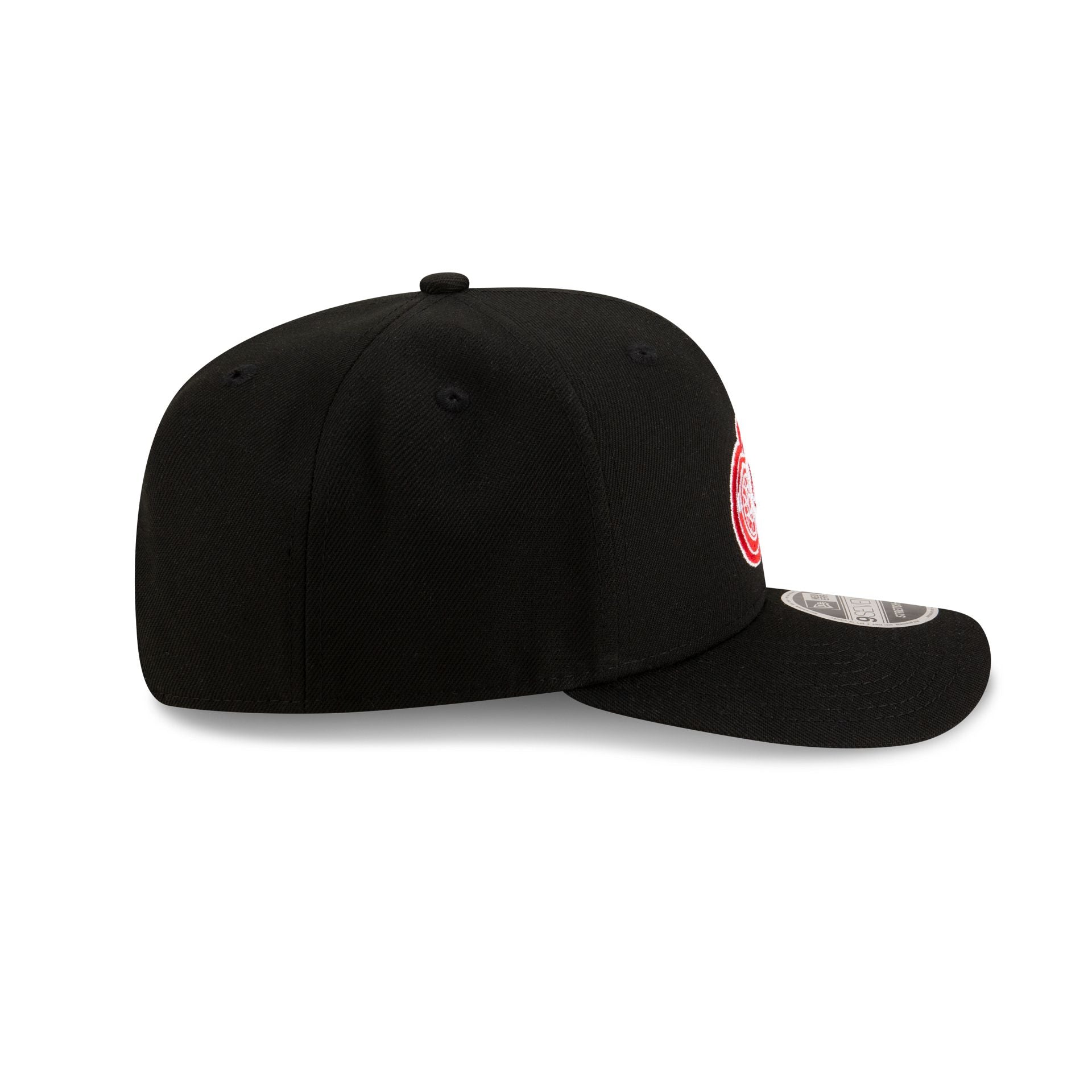 Detroit Red Wings Black 9SEVENTY Stretch-Snap Hat