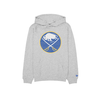Buffalo Sabres Wash Gray Logo Hoodie