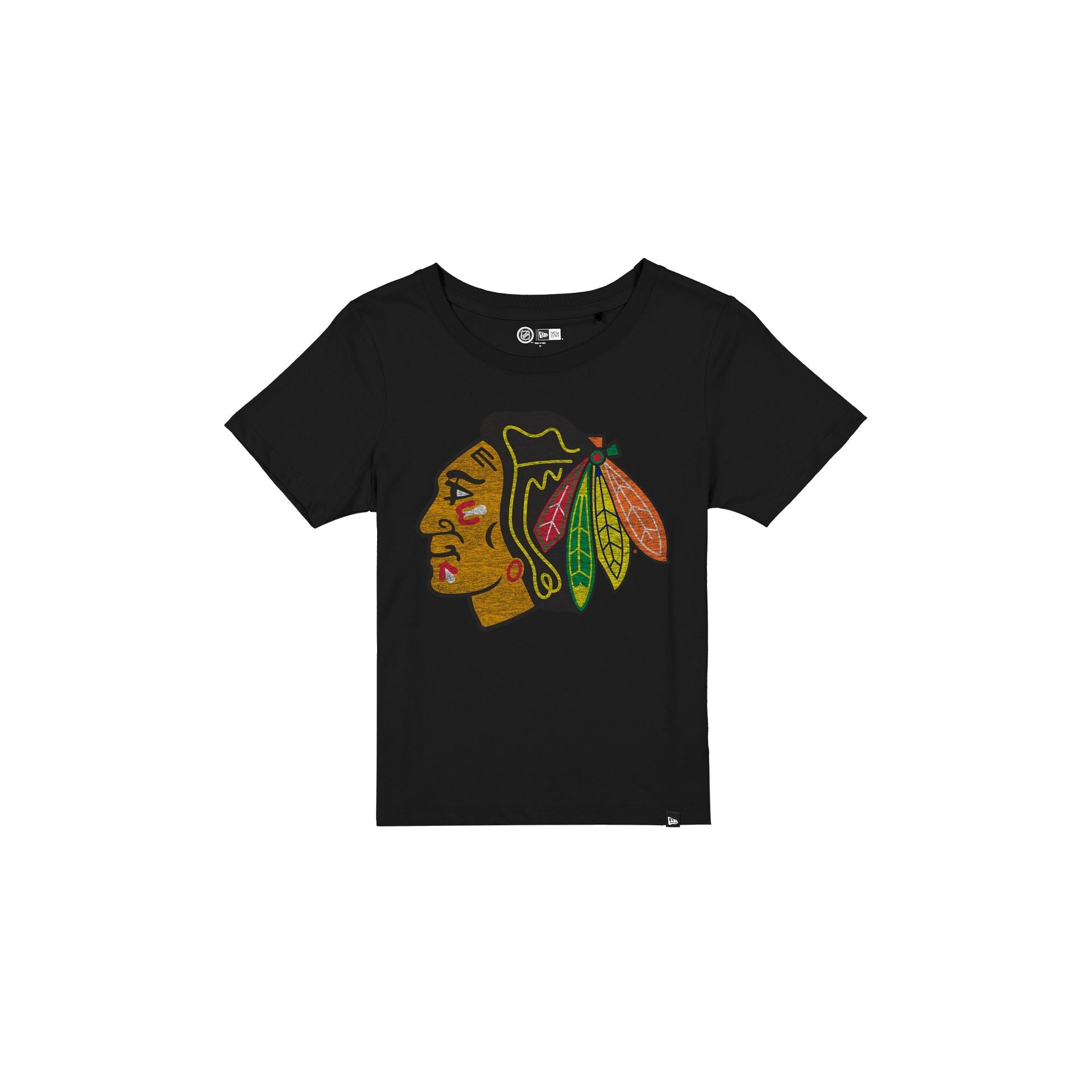 Chicago Blackhawks Wash Logo Women's Short-Sleeve T-Shirt