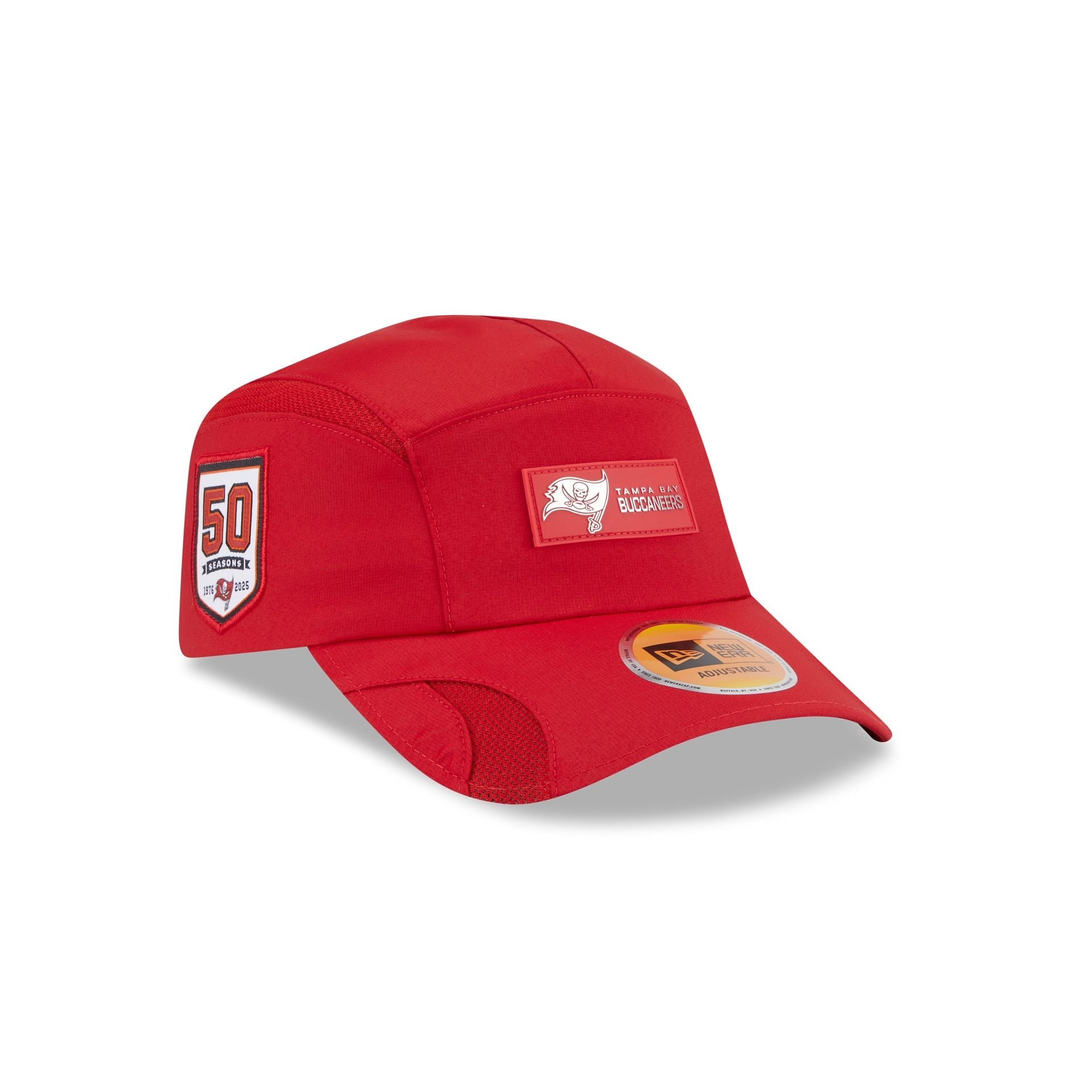 Tampa Bay Buccaneers 2025 Sideline Hot Weather Runner Adjustable Hat