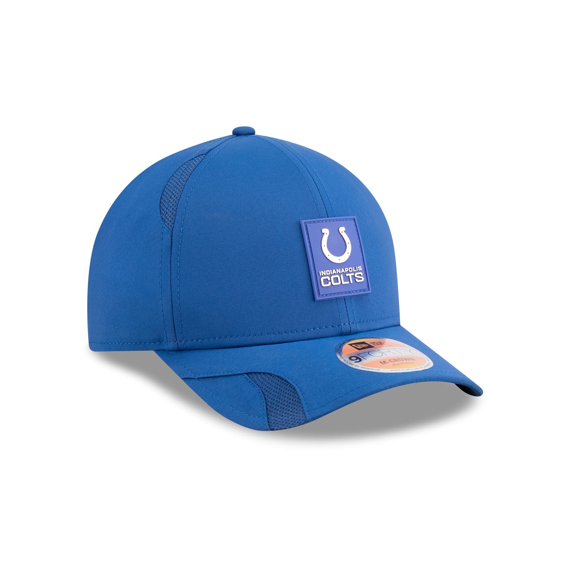 Indianapolis Colts 2025 Sideline Hot Weather 9FORTY M-Crown Snapback Hat