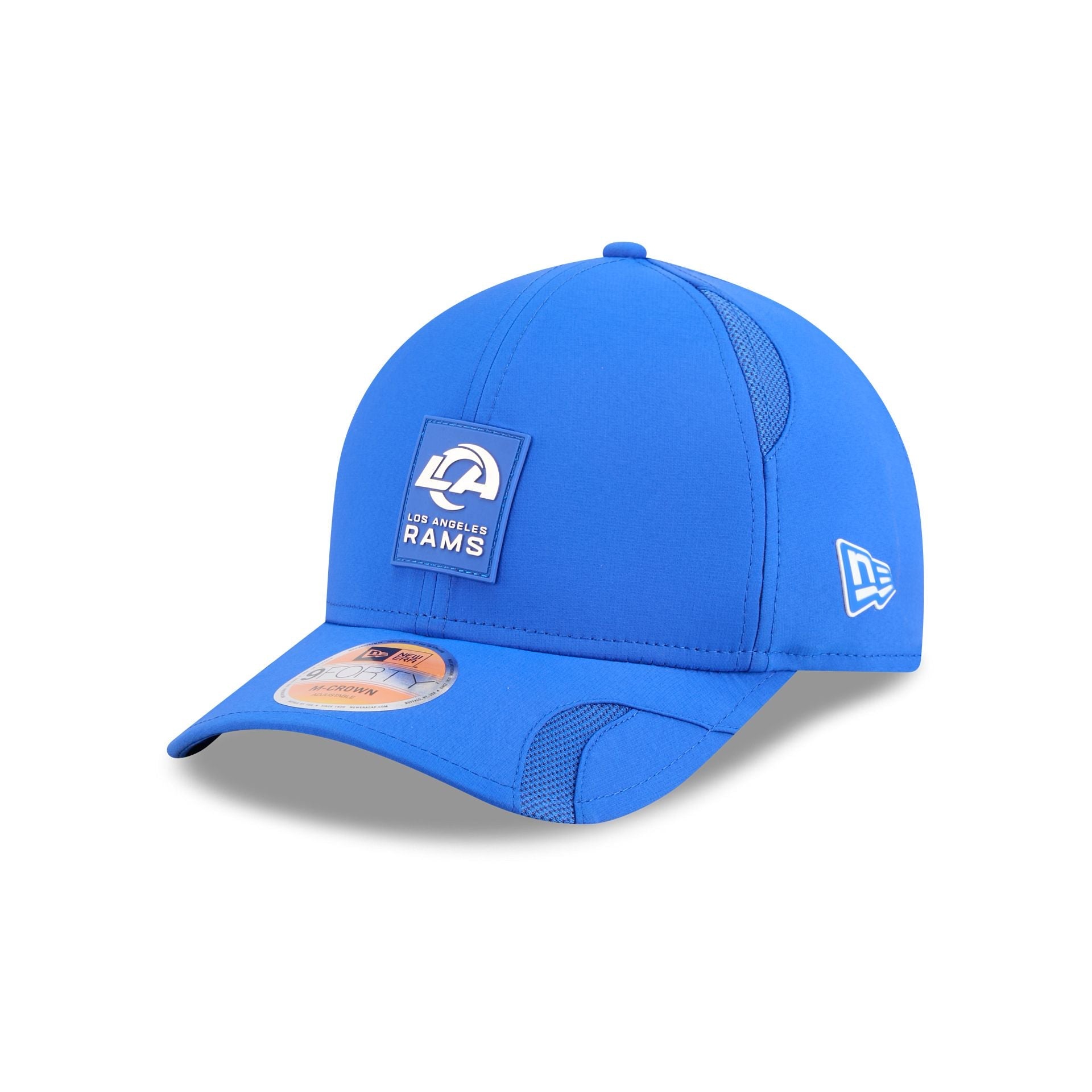 Los Angeles Rams 2025 Sideline Hot Weather 9FORTY M-Crown Snapback Hat