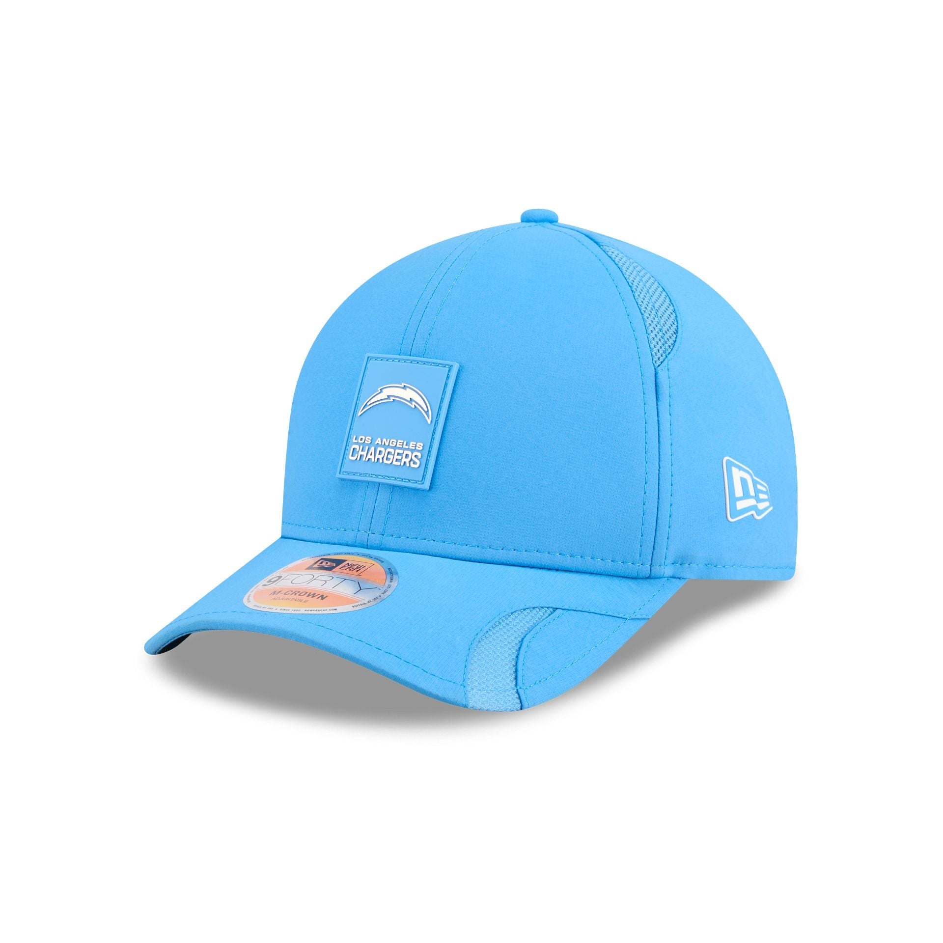 Los Angeles Chargers 2025 Sideline Hot Weather 9FORTY M-Crown Snapback Hat