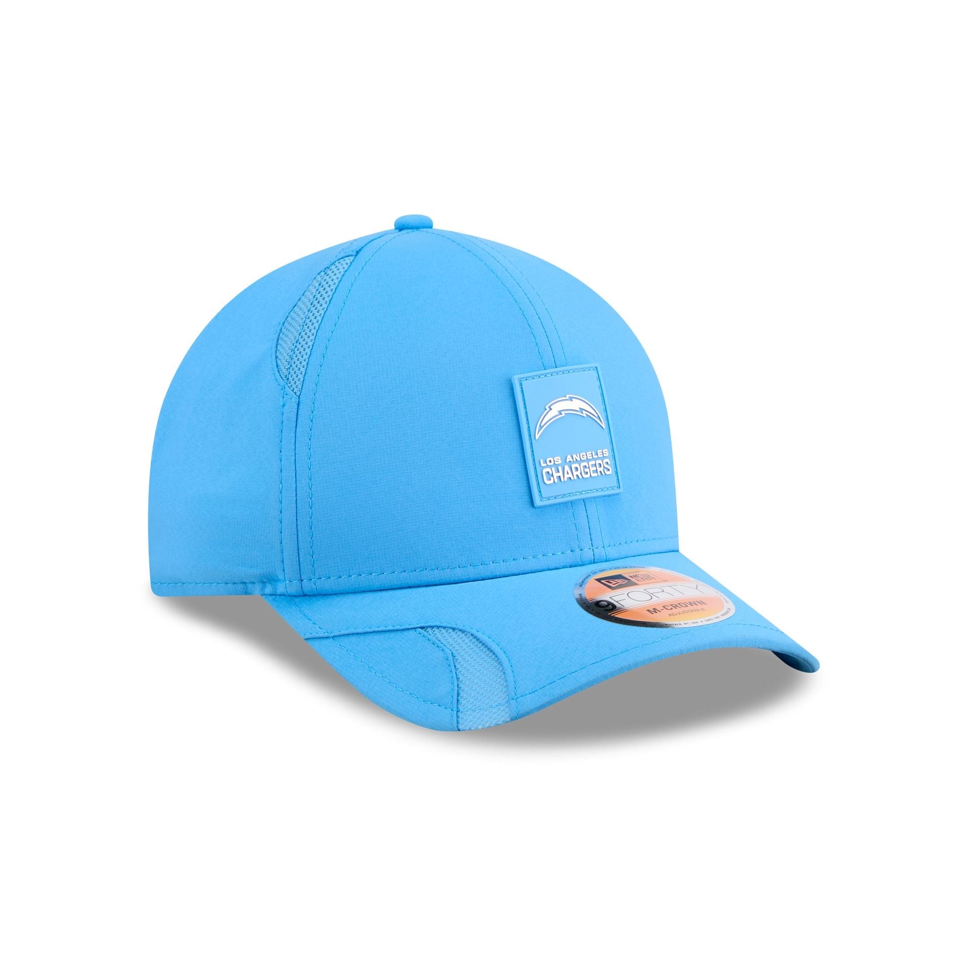 Los Angeles Chargers 2025 Sideline Hot Weather 9FORTY M-Crown Snapback Hat