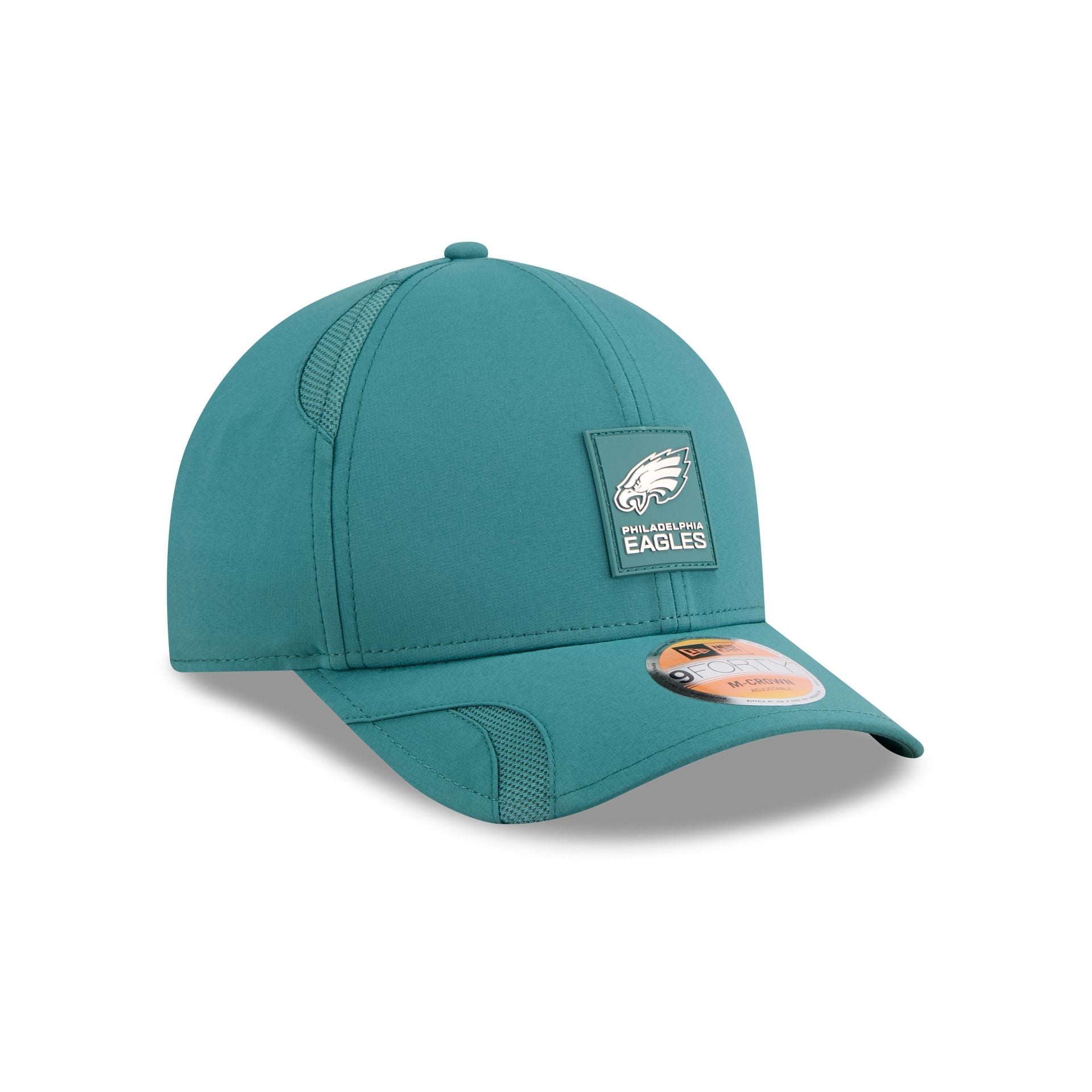 Philadelphia Eagles 2025 Sideline Hot Weather 9FORTY M-Crown Snapback Hat
