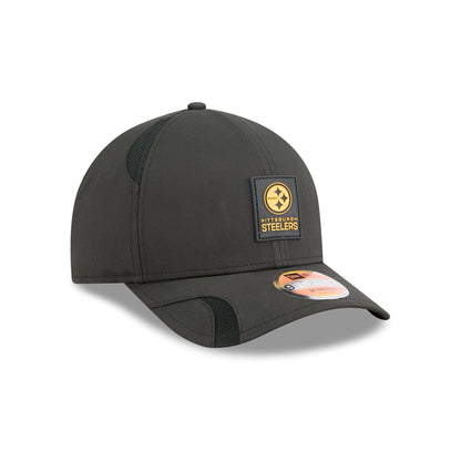 Pittsburgh Steelers 2025 Sideline Hot Weather 9FORTY M-Crown Snapback Hat