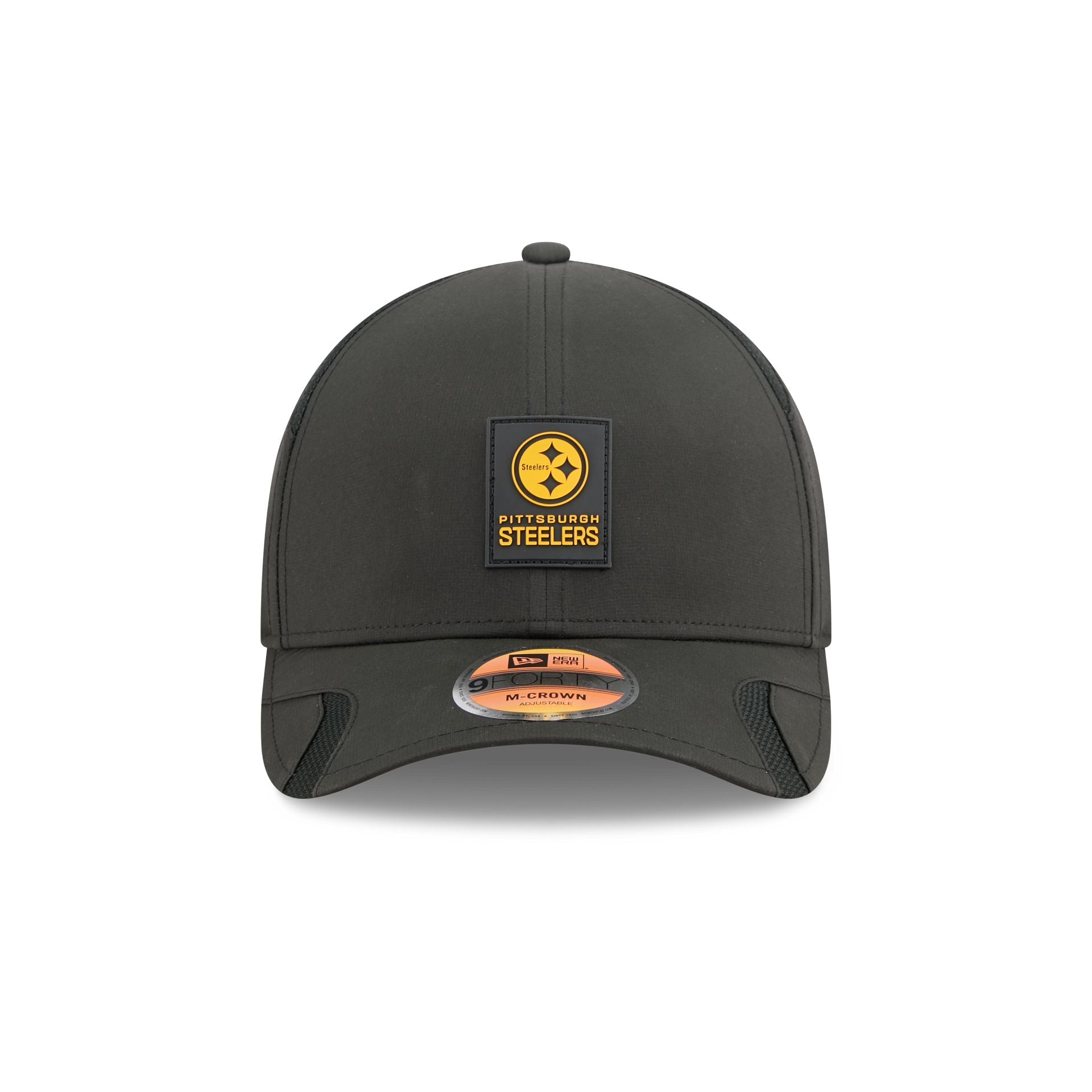 Pittsburgh Steelers 2025 Sideline Hot Weather 9FORTY M-Crown Snapback Hat