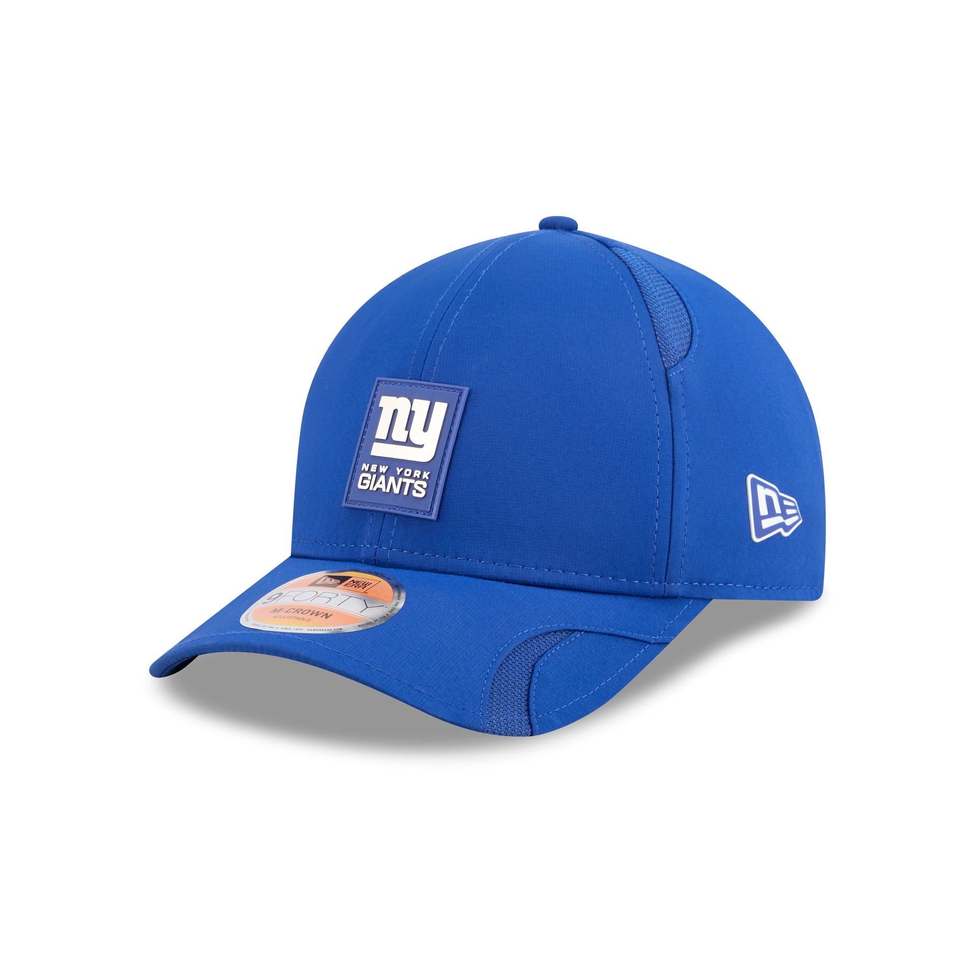 New York Giants 2025 Sideline Hot Weather 9FORTY M-Crown Snapback Hat