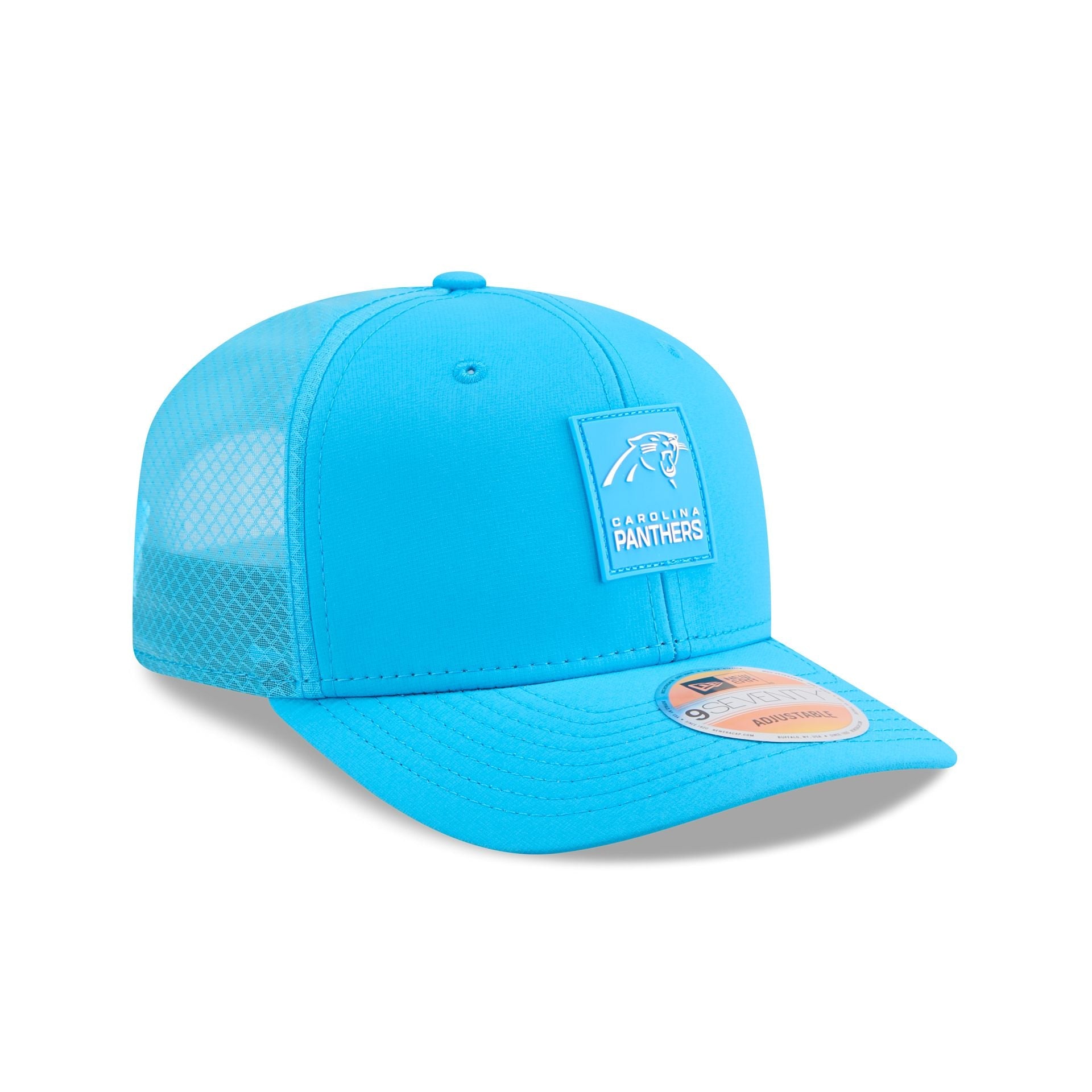 Carolina Panthers 2025 Sideline Hot Weather 9SEVENTY Trucker Hat