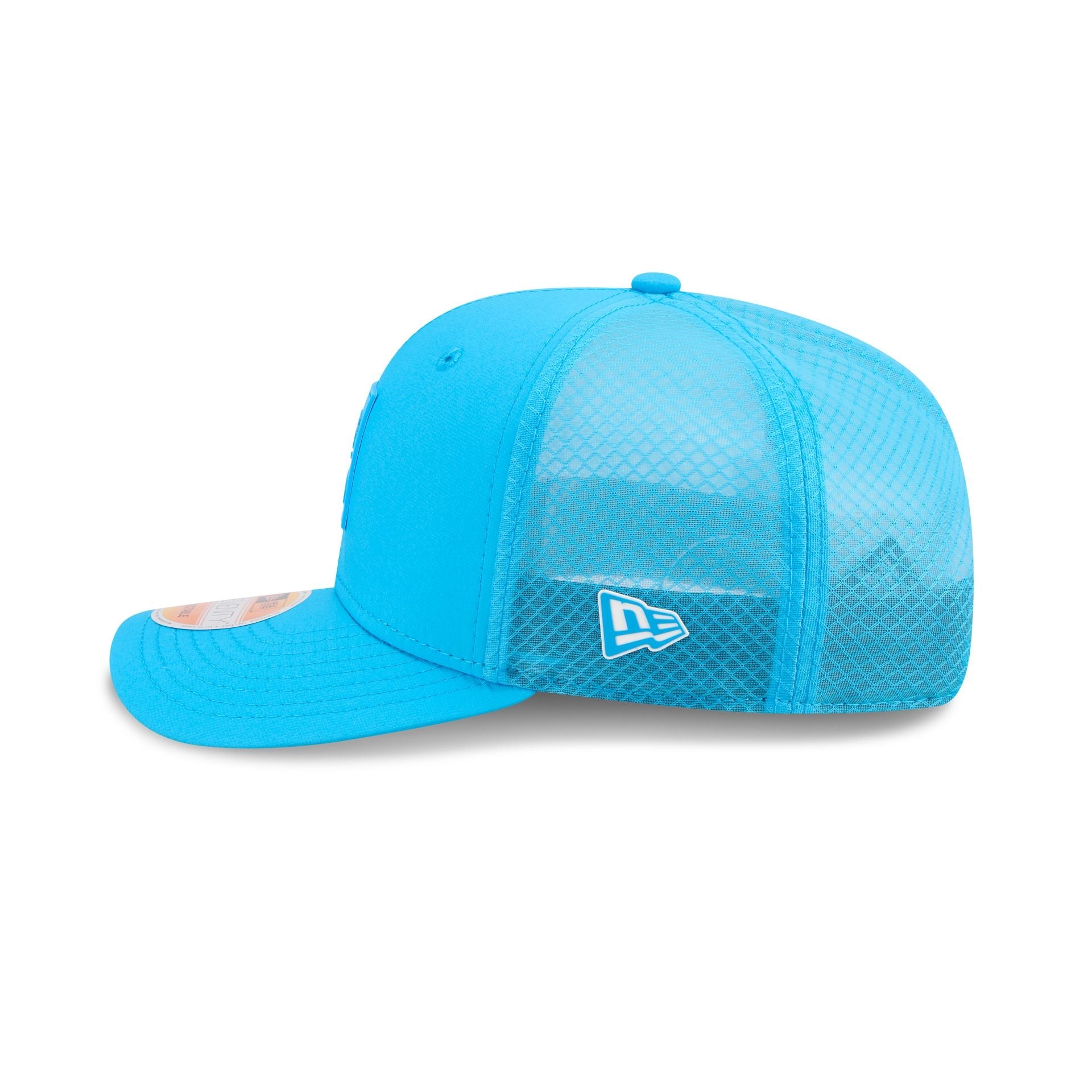 Carolina Panthers 2025 Sideline Hot Weather 9SEVENTY Trucker Hat