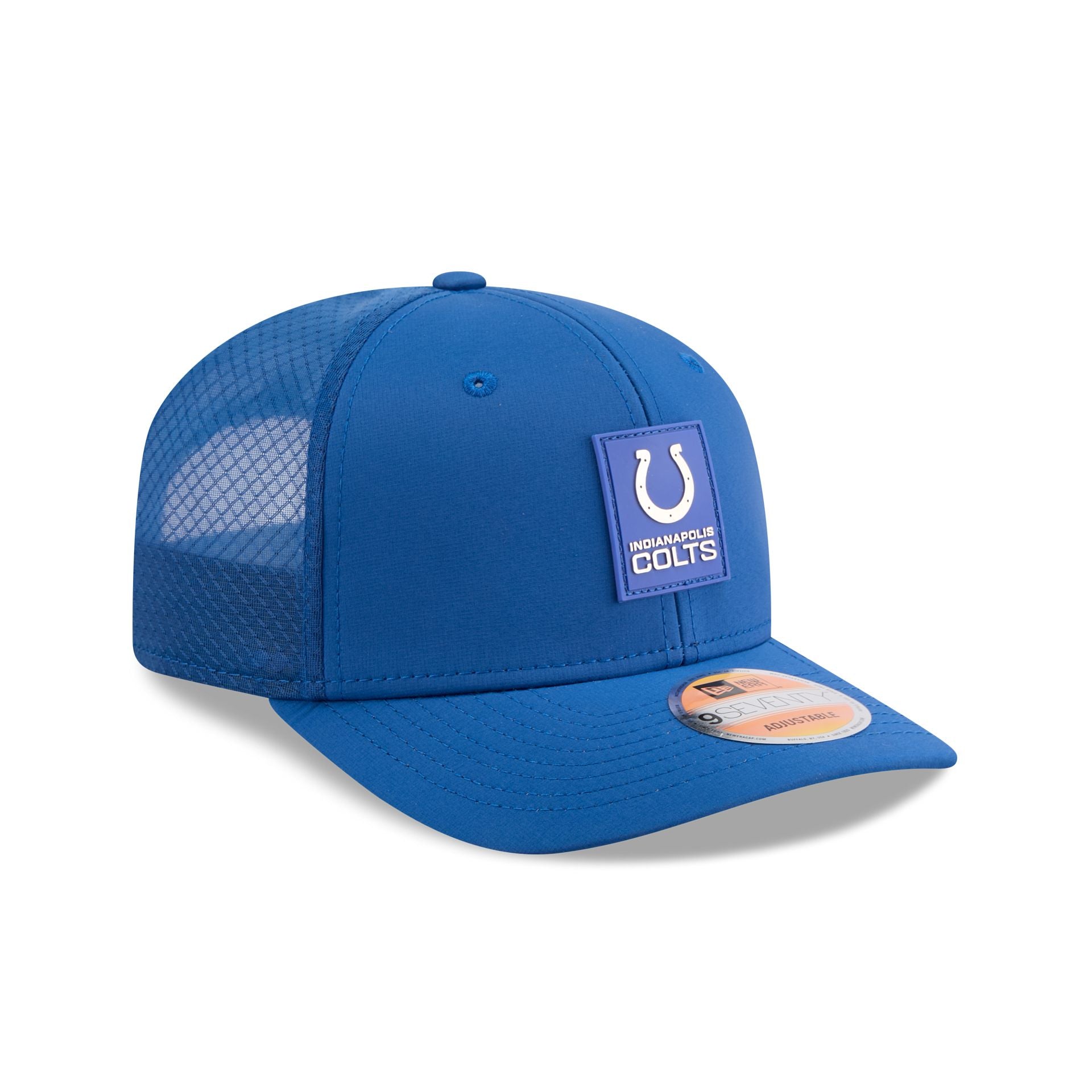Indianapolis Colts 2025 Sideline Hot Weather 9SEVENTY Trucker Hat