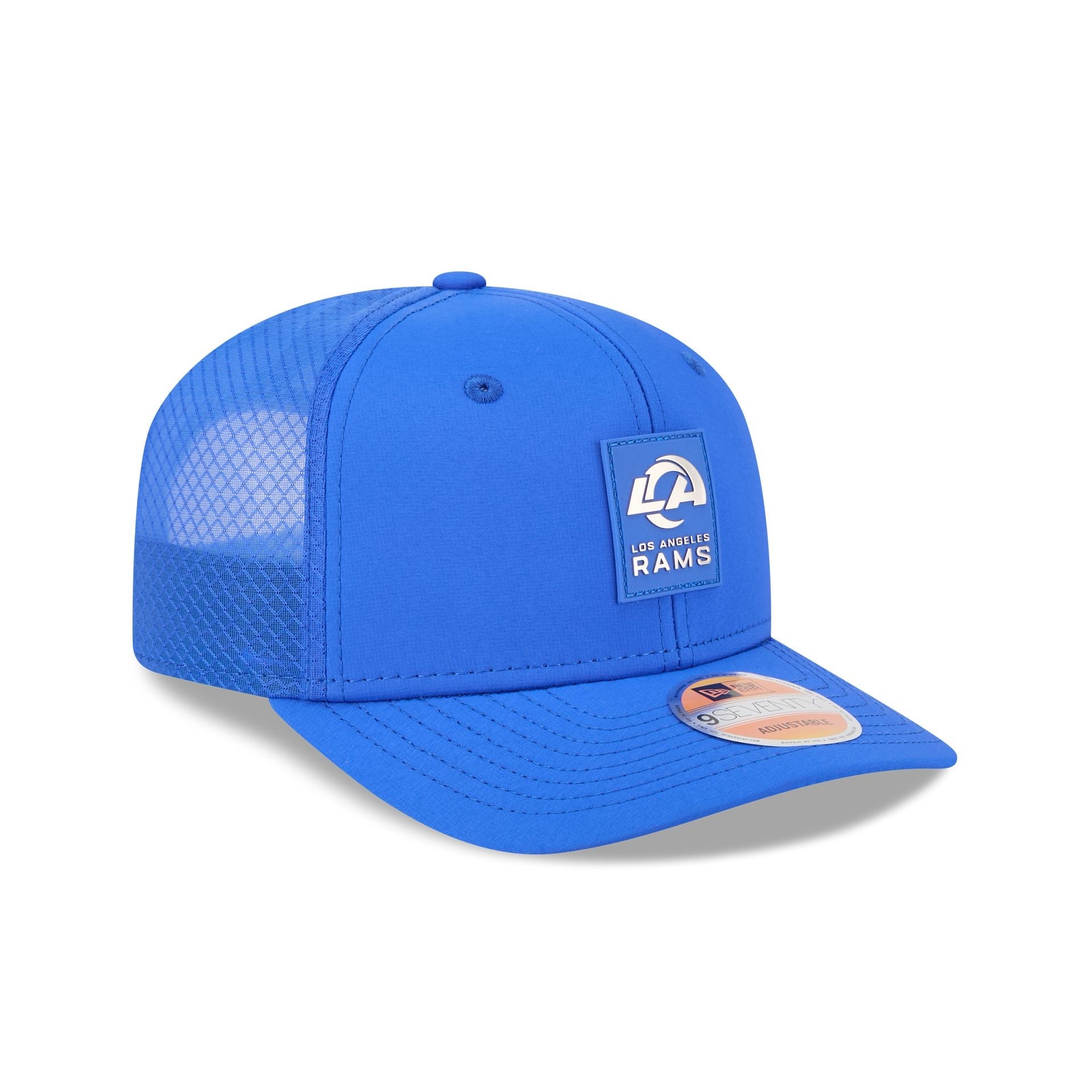 Los Angeles Rams 2025 Sideline Hot Weather 9SEVENTY Trucker Hat