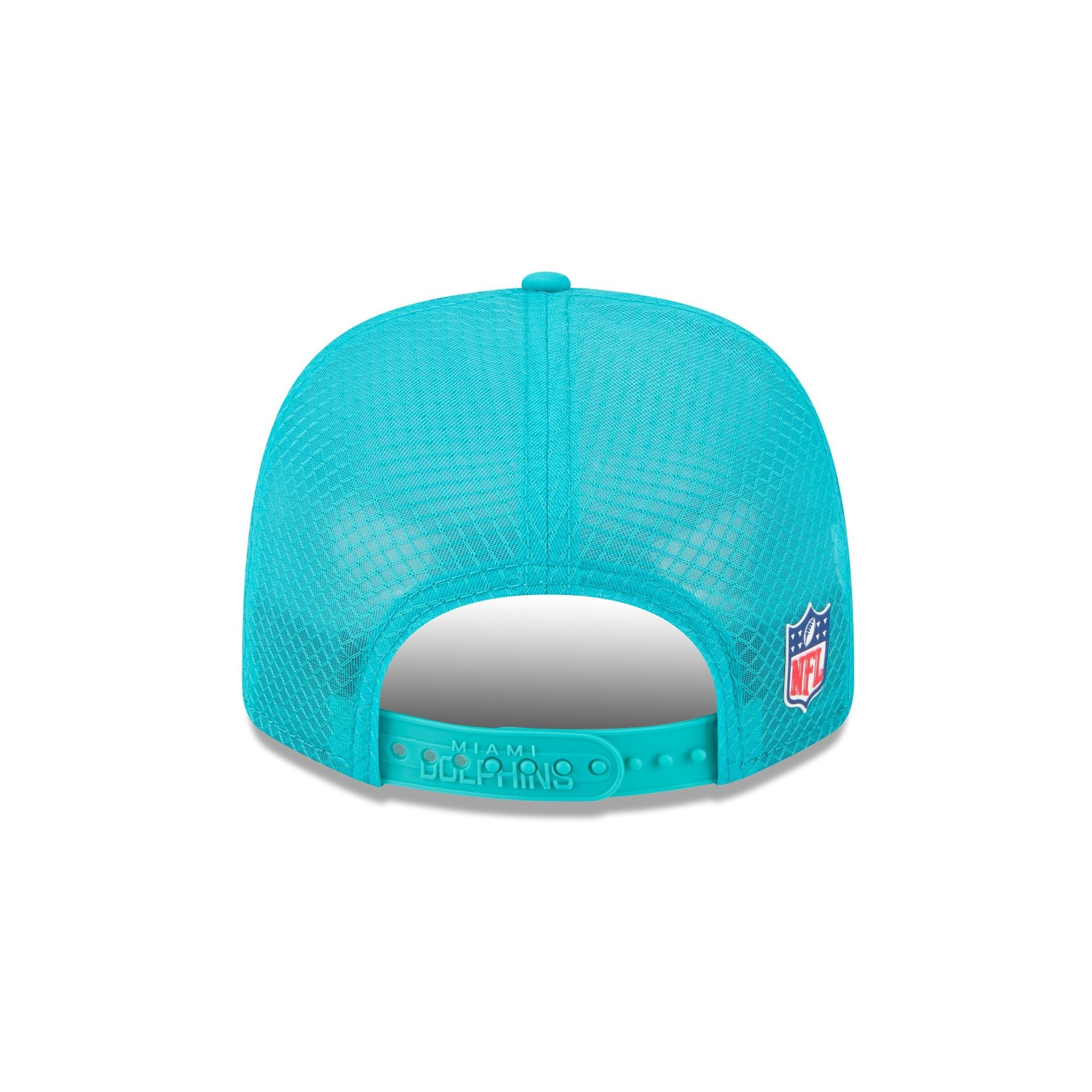 Miami Dolphins 2025 Sideline Hot Weather 9SEVENTY Trucker Hat