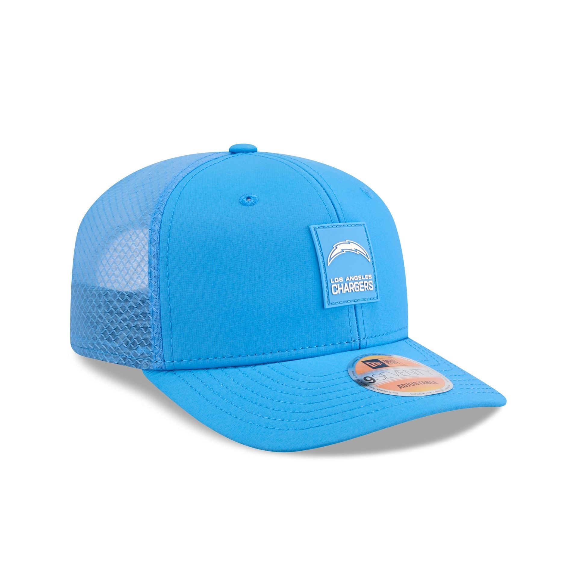 Los Angeles Chargers 2025 Sideline Hot Weather 9SEVENTY Trucker Hat