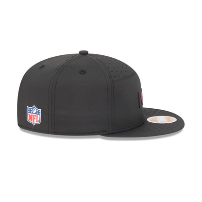Atlanta Falcons 2025 Sideline Hot Weather Split Panel 9FIFTY Snapback Hat