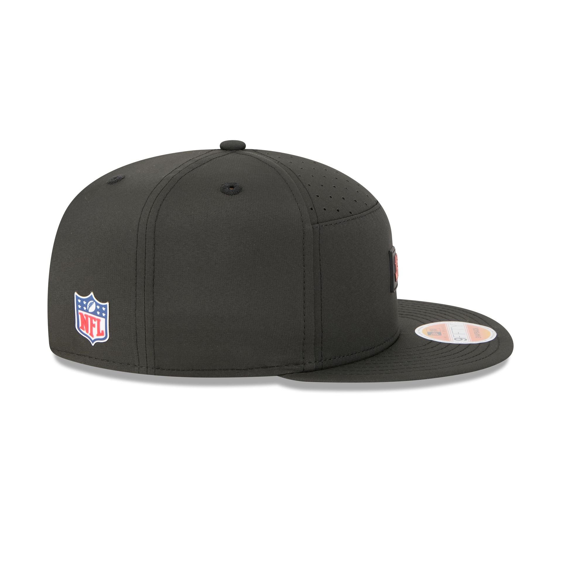 Cincinnati Bengals 2025 Sideline Hot Weather Split Panel 9FIFTY Snapback Hat