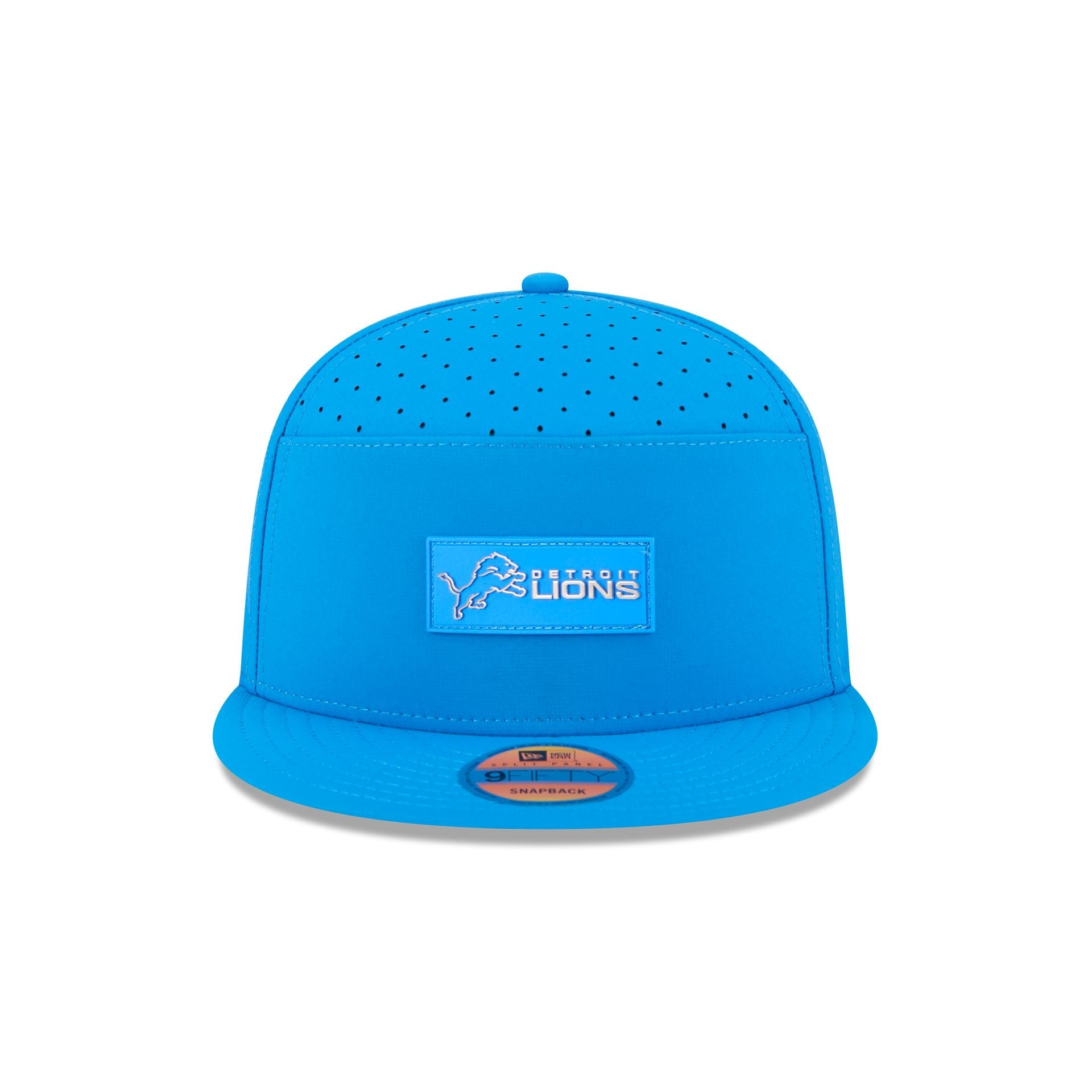 Detroit Lions 2025 Sideline Hot Weather Split Panel 9FIFTY Snapback Hat