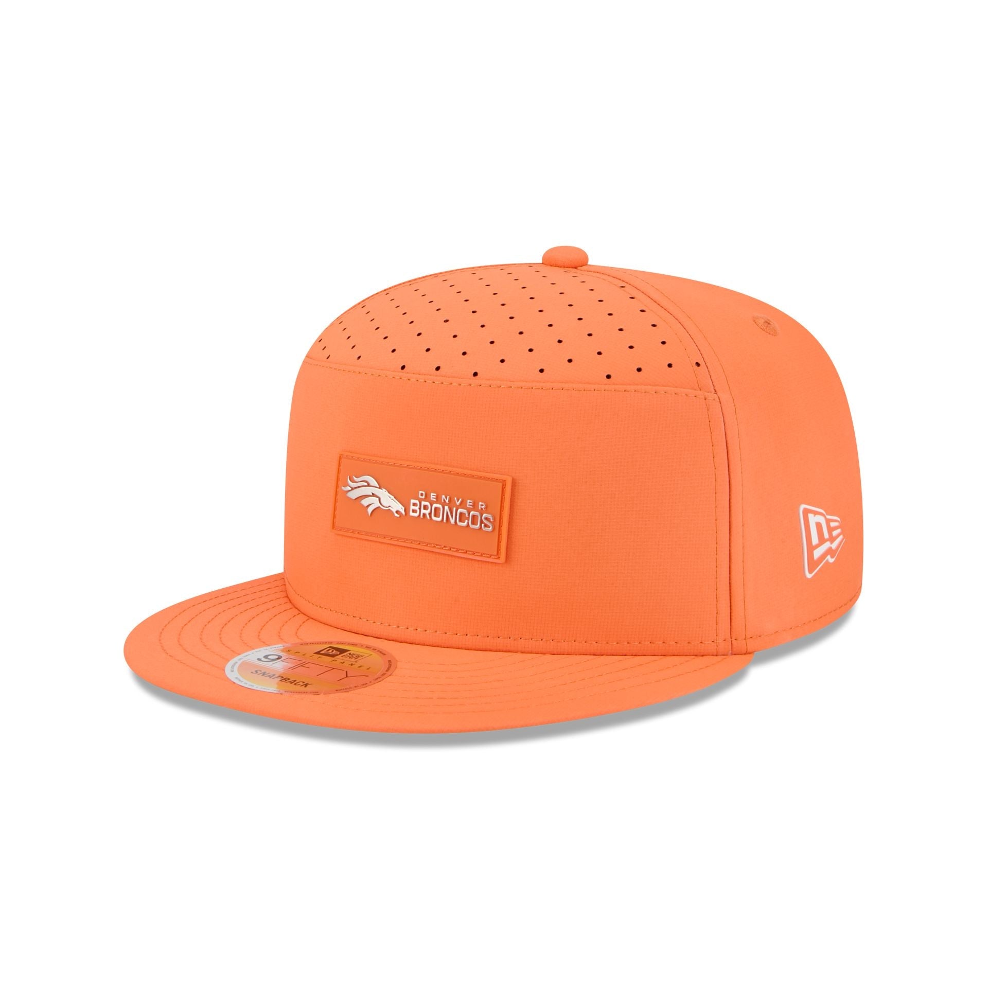 Denver Broncos 2025 Sideline Hot Weather Split Panel 9FIFTY Snapback Hat
