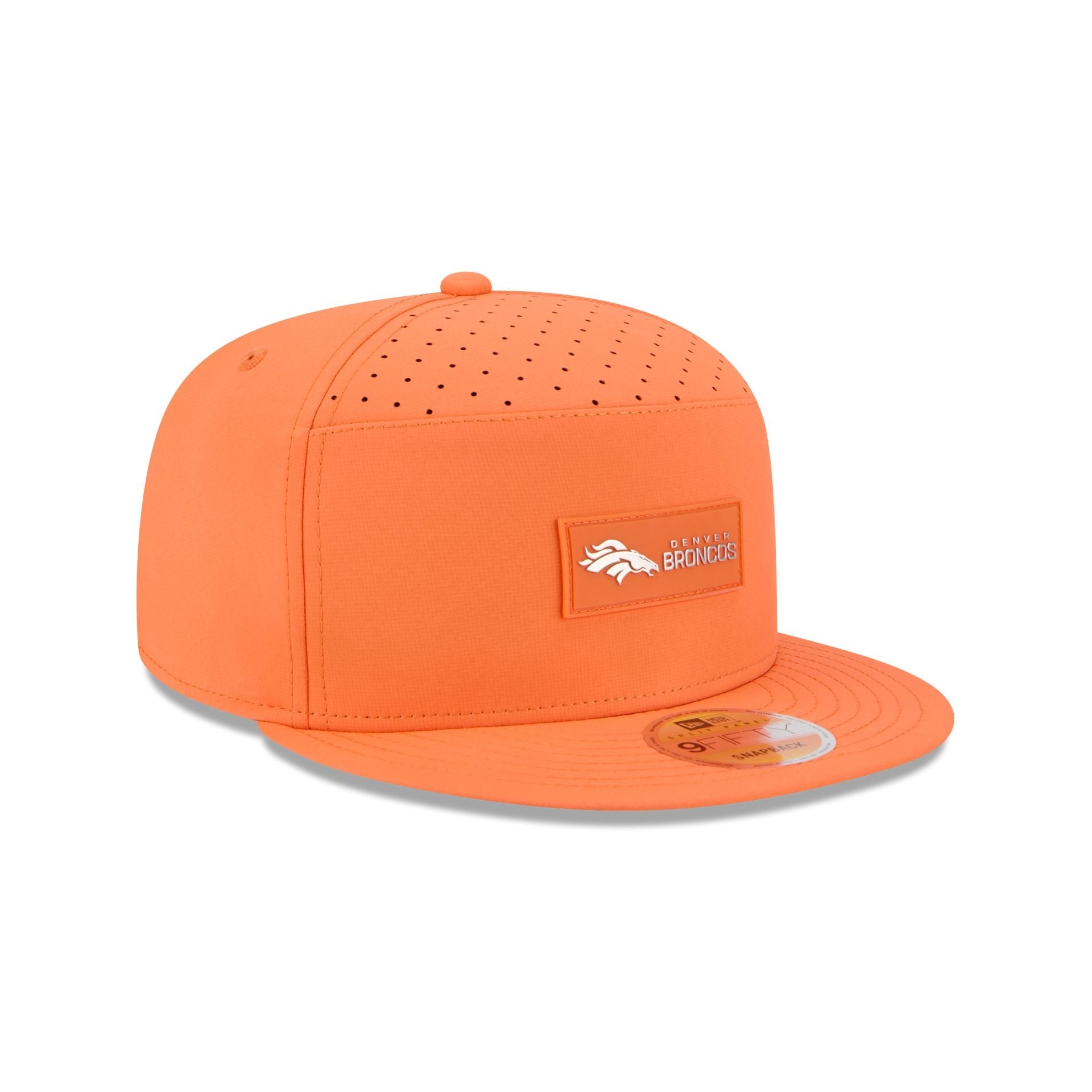 Denver Broncos 2025 Sideline Hot Weather Split Panel 9FIFTY Snapback Hat