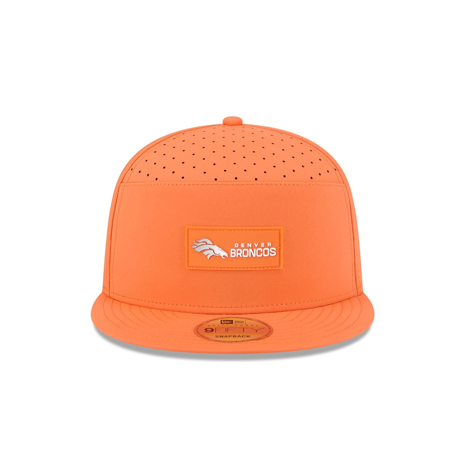 Denver Broncos 2025 Sideline Hot Weather Split Panel 9FIFTY Snapback Hat
