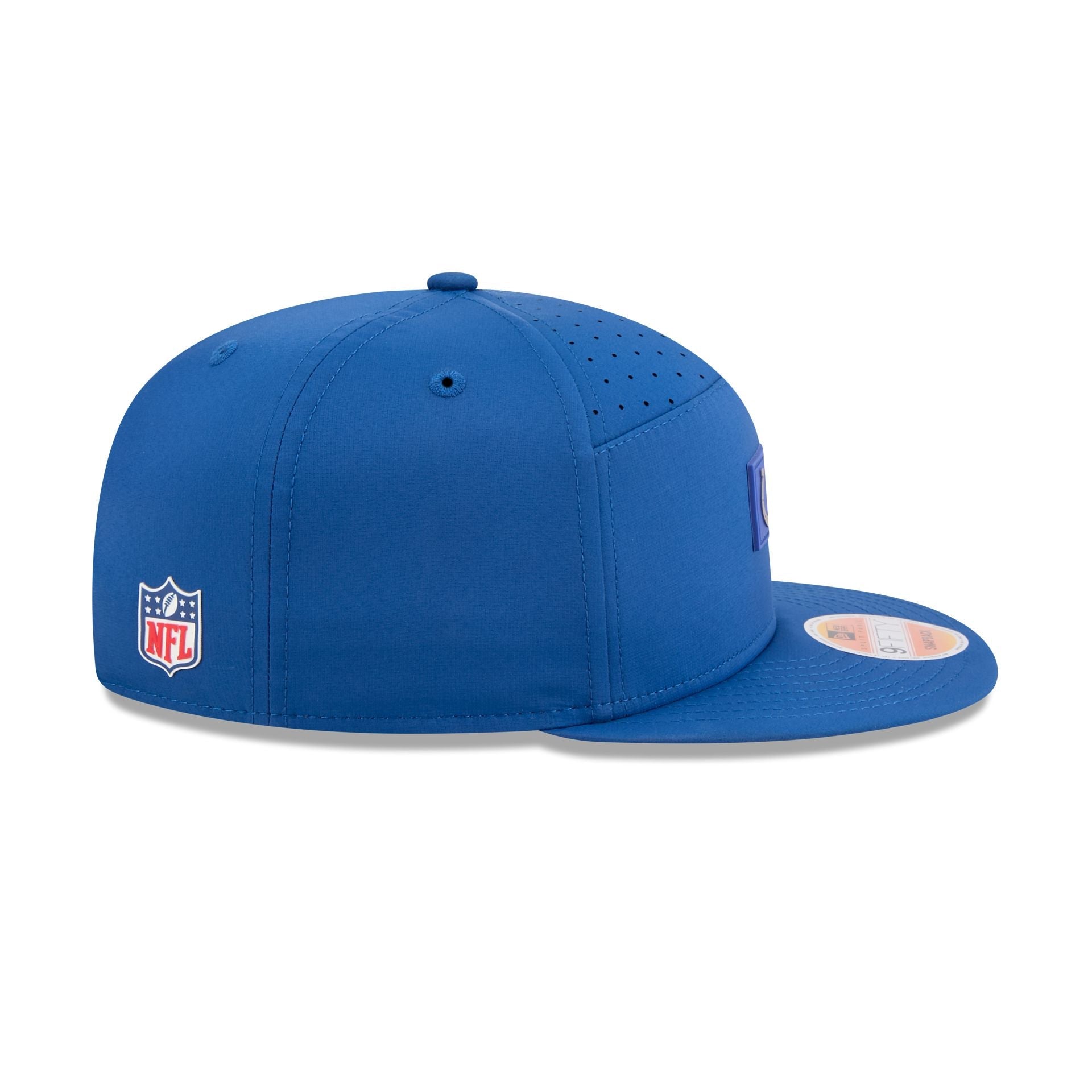 Indianapolis Colts 2025 Sideline Hot Weather Split Panel 9FIFTY Snapback Hat