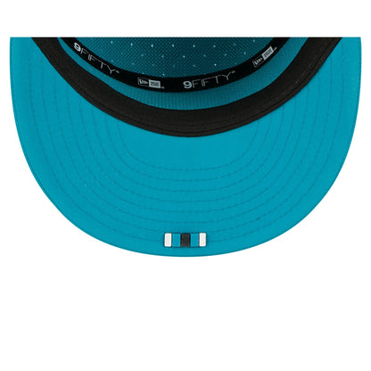 Jacksonville Jaguars 2025 Sideline Hot Weather Split Panel 9FIFTY Snapback Hat