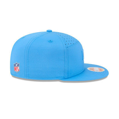 Los Angeles Chargers 2025 Sideline Hot Weather Split Panel 9FIFTY Snapback Hat