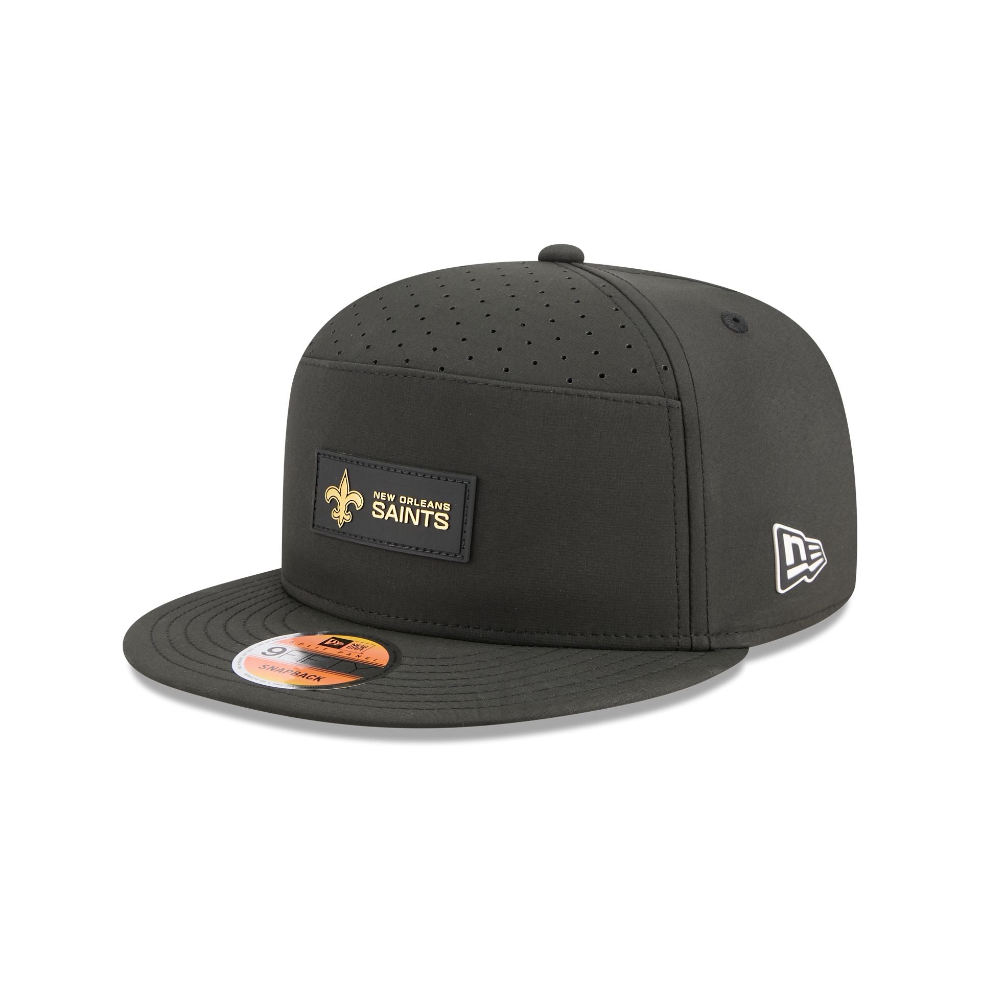 New Orleans Saints 2025 Sideline Hot Weather Split Panel 9FIFTY Snapback Hat
