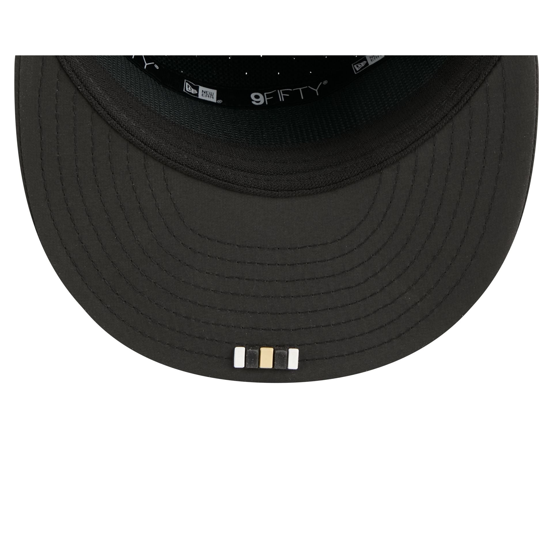 New Orleans Saints 2025 Sideline Hot Weather Split Panel 9FIFTY Snapback Hat