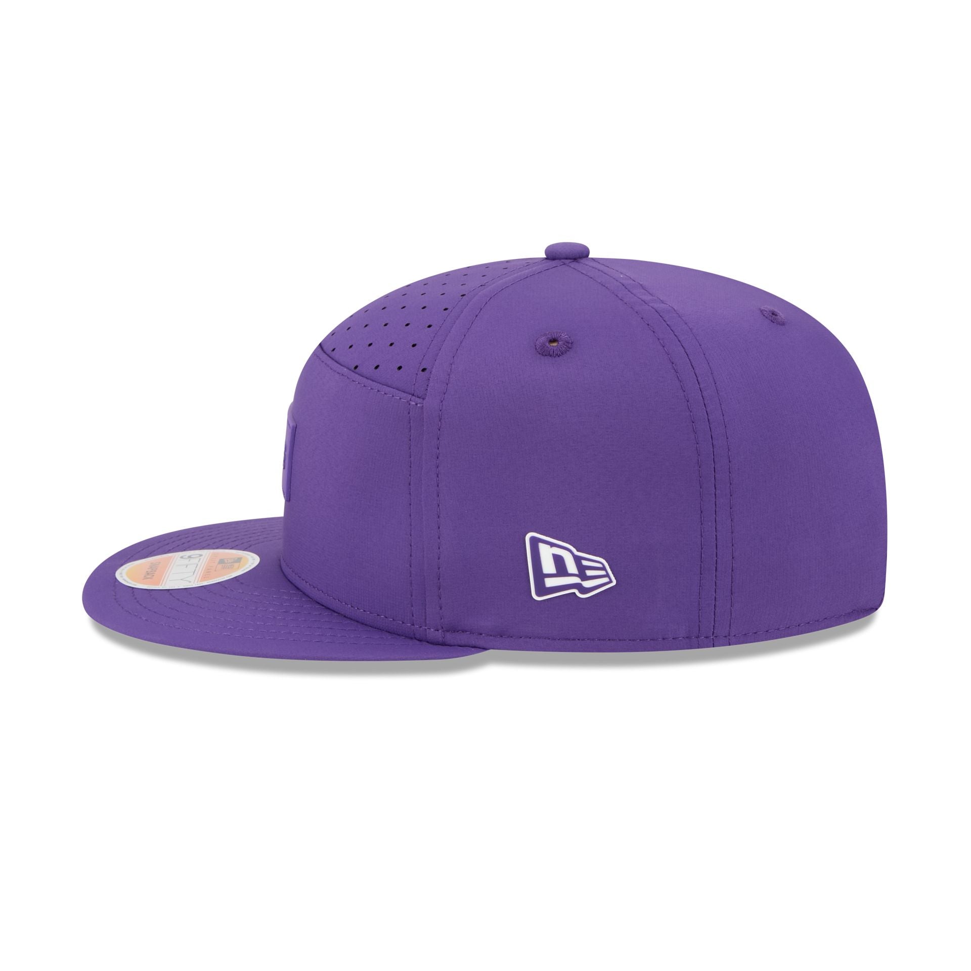 Minnesota Vikings 2025 Sideline Hot Weather Split Panel 9FIFTY Snapback Hat