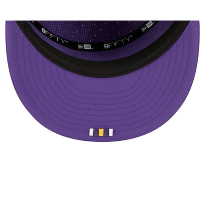 Minnesota Vikings 2025 Sideline Hot Weather Split Panel 9FIFTY Snapback Hat