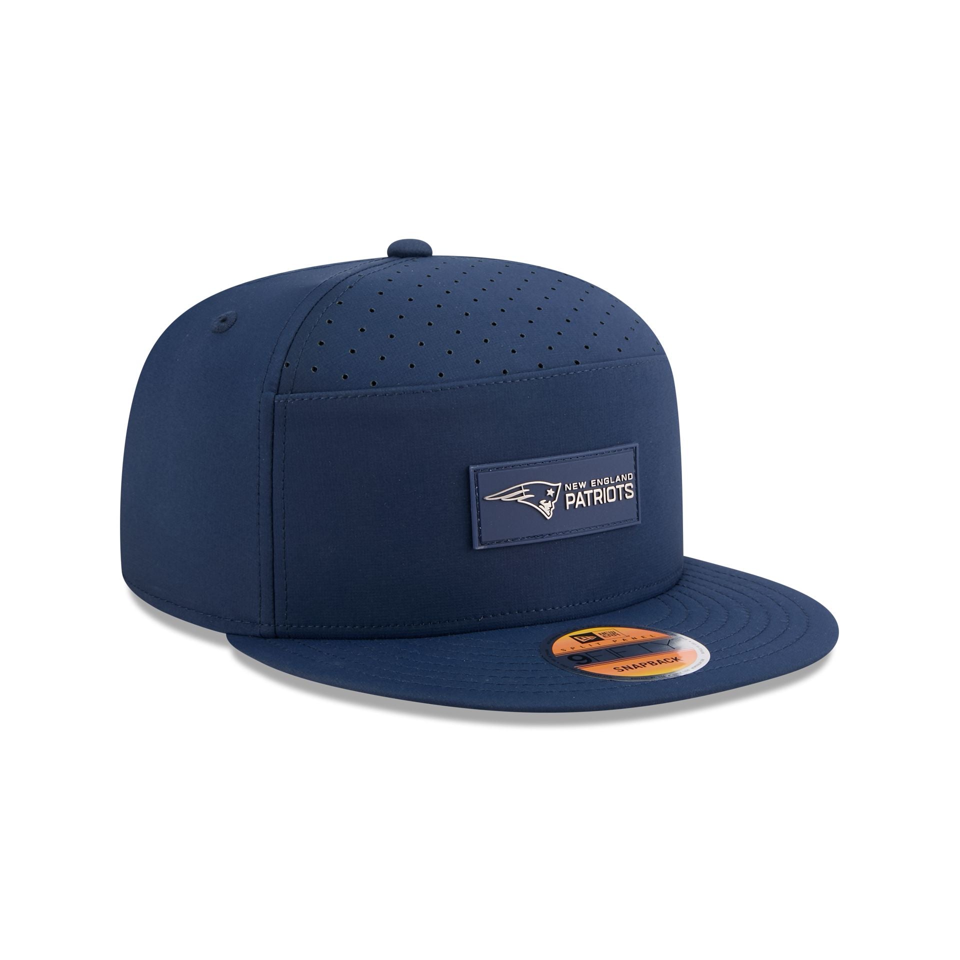 New England Patriots 2025 Sideline Hot Weather Split Panel 9FIFTY Snapback Hat