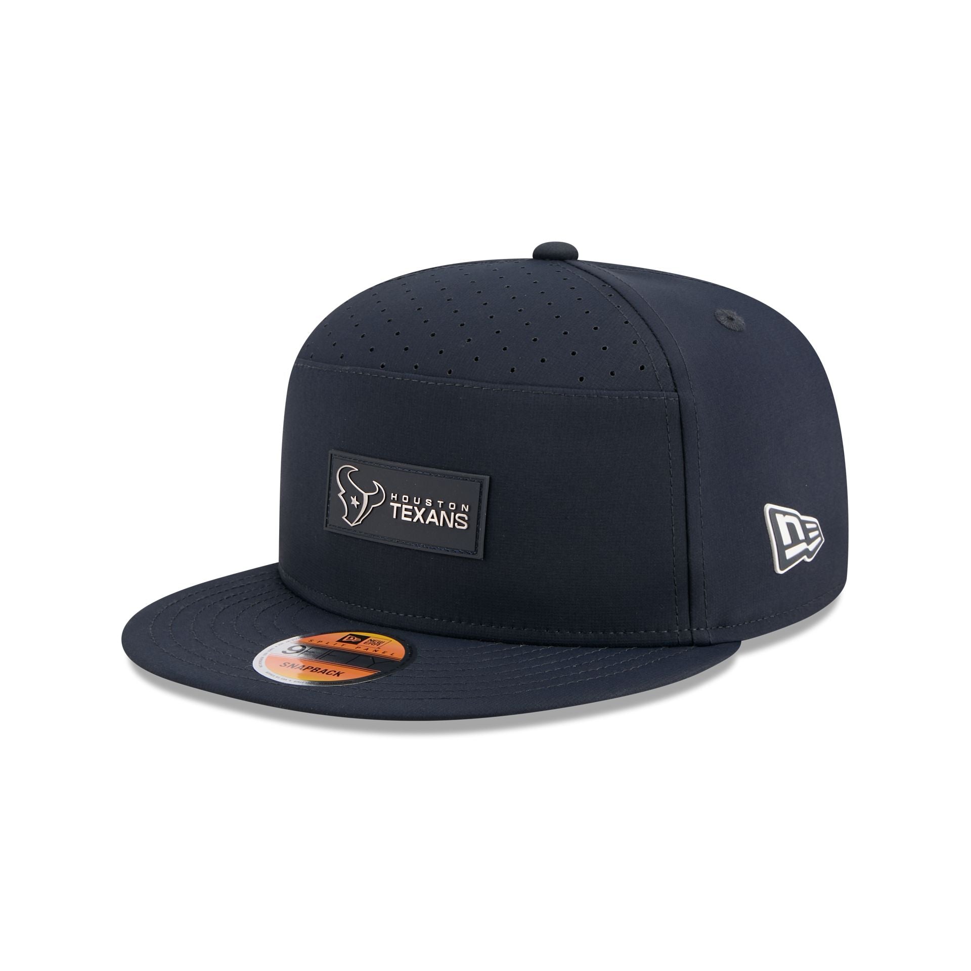 Houston Texans 2025 Sideline Hot Weather Split Panel 9FIFTY Snapback Hat