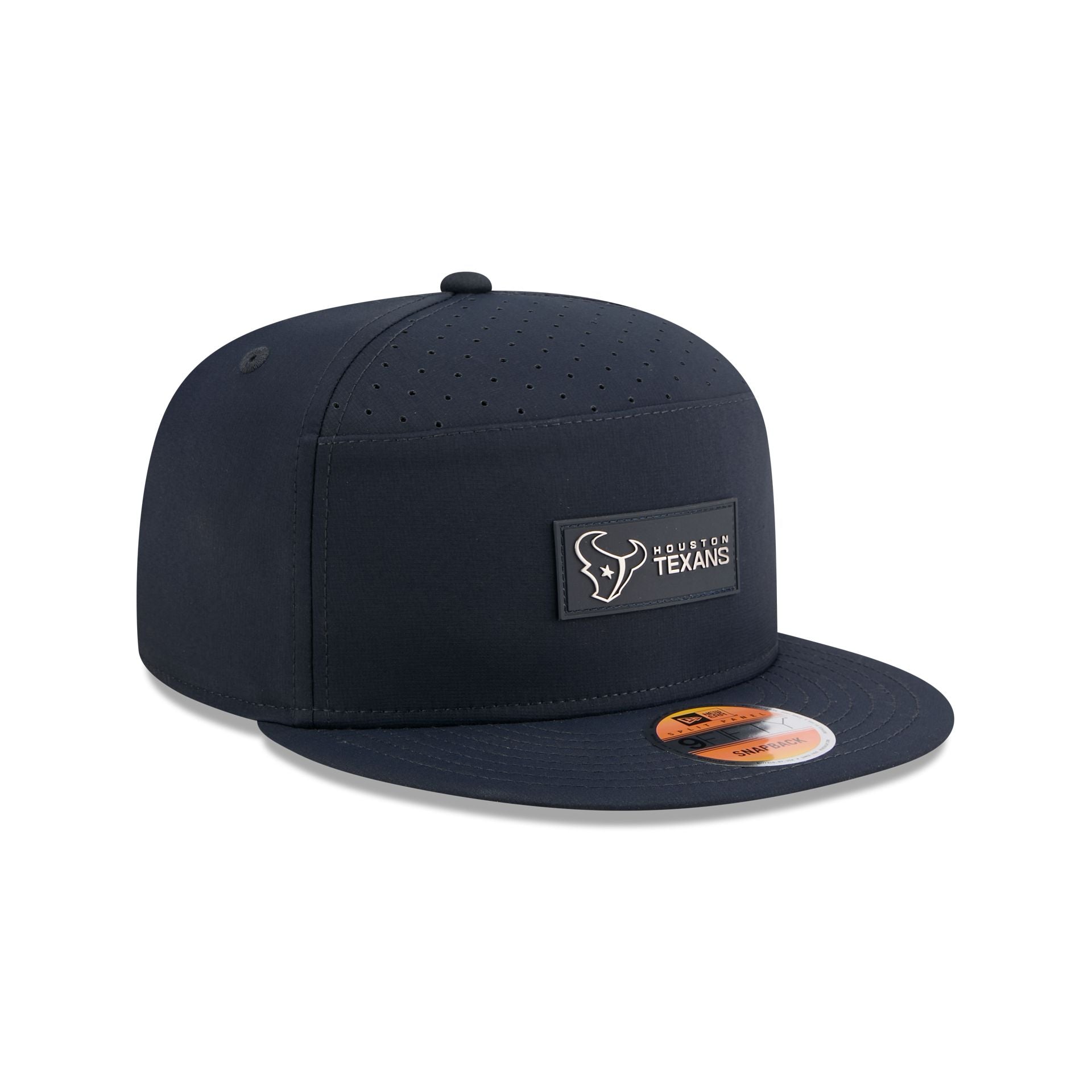 Houston Texans 2025 Sideline Hot Weather Split Panel 9FIFTY Snapback Hat