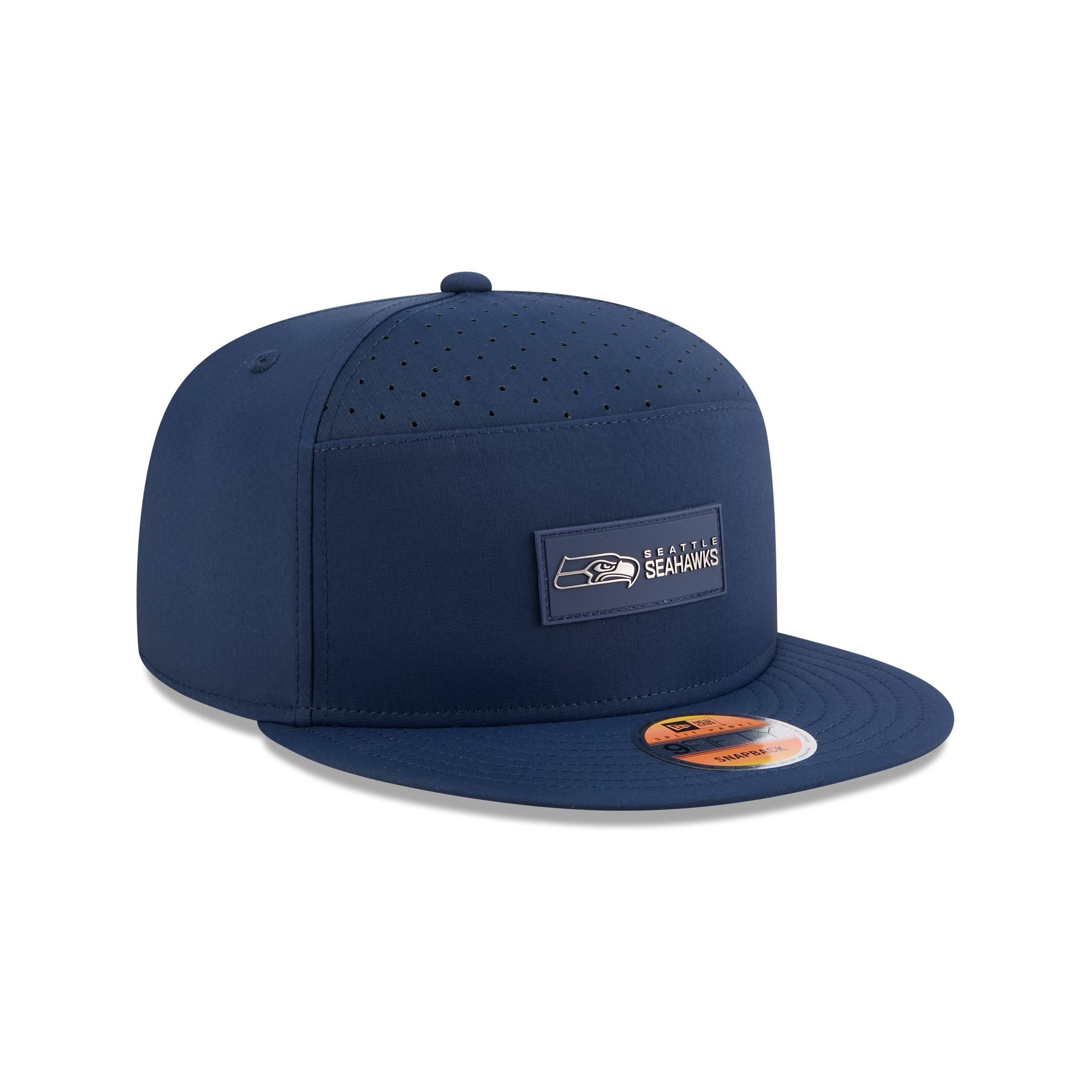 Seattle Seahawks 2025 Sideline Hot Weather Split Panel 9FIFTY Snapback Hat